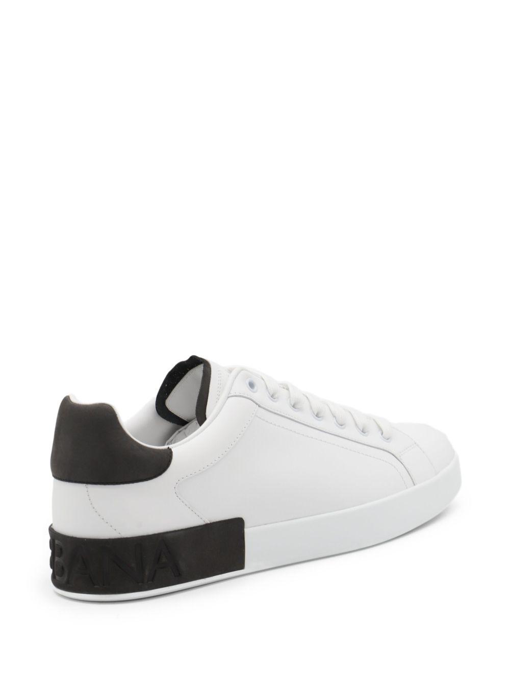 leather panelled sneakers Product Image