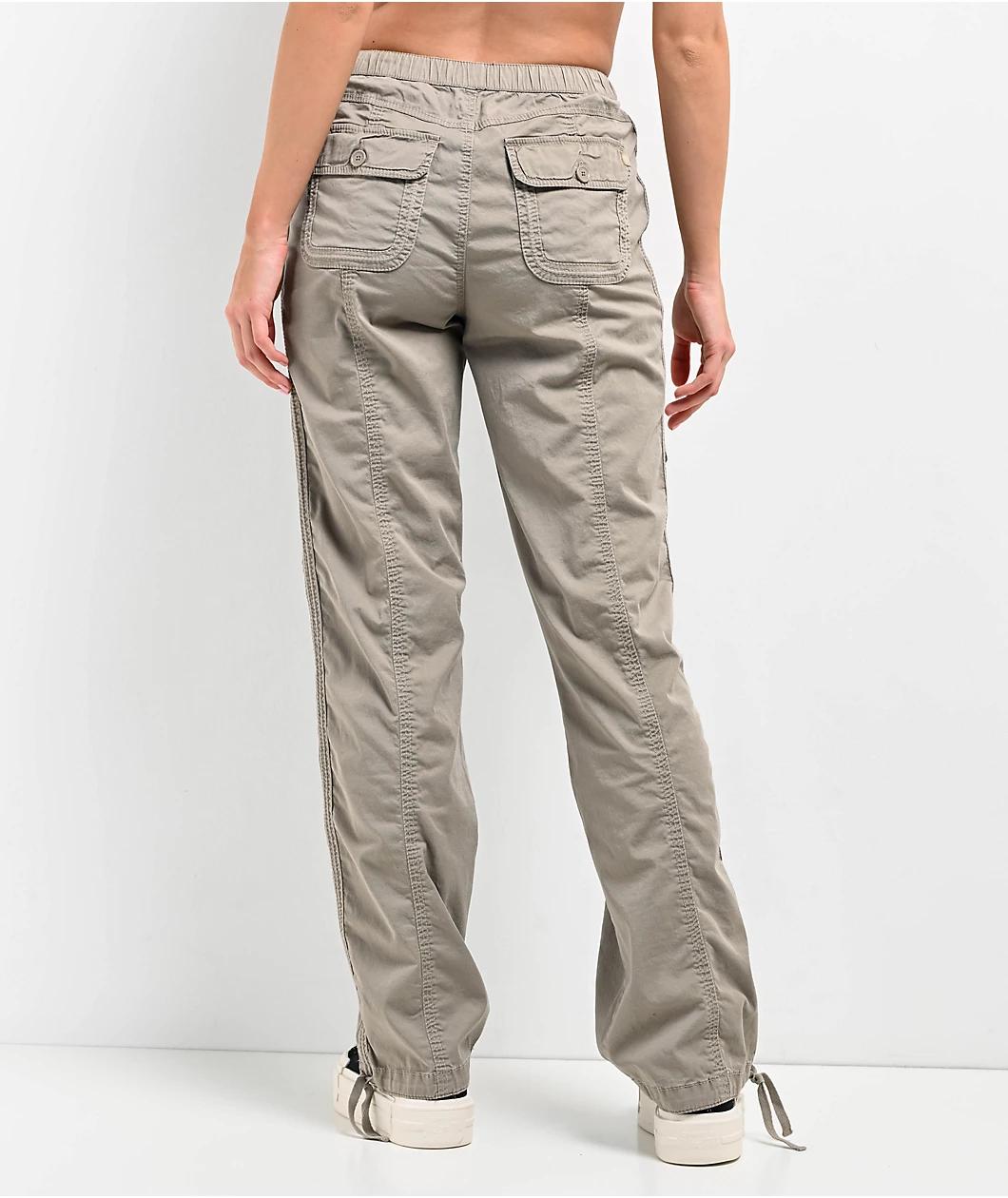 Unionbay Shay Taupe Straight Leg Cargo Pants Product Image