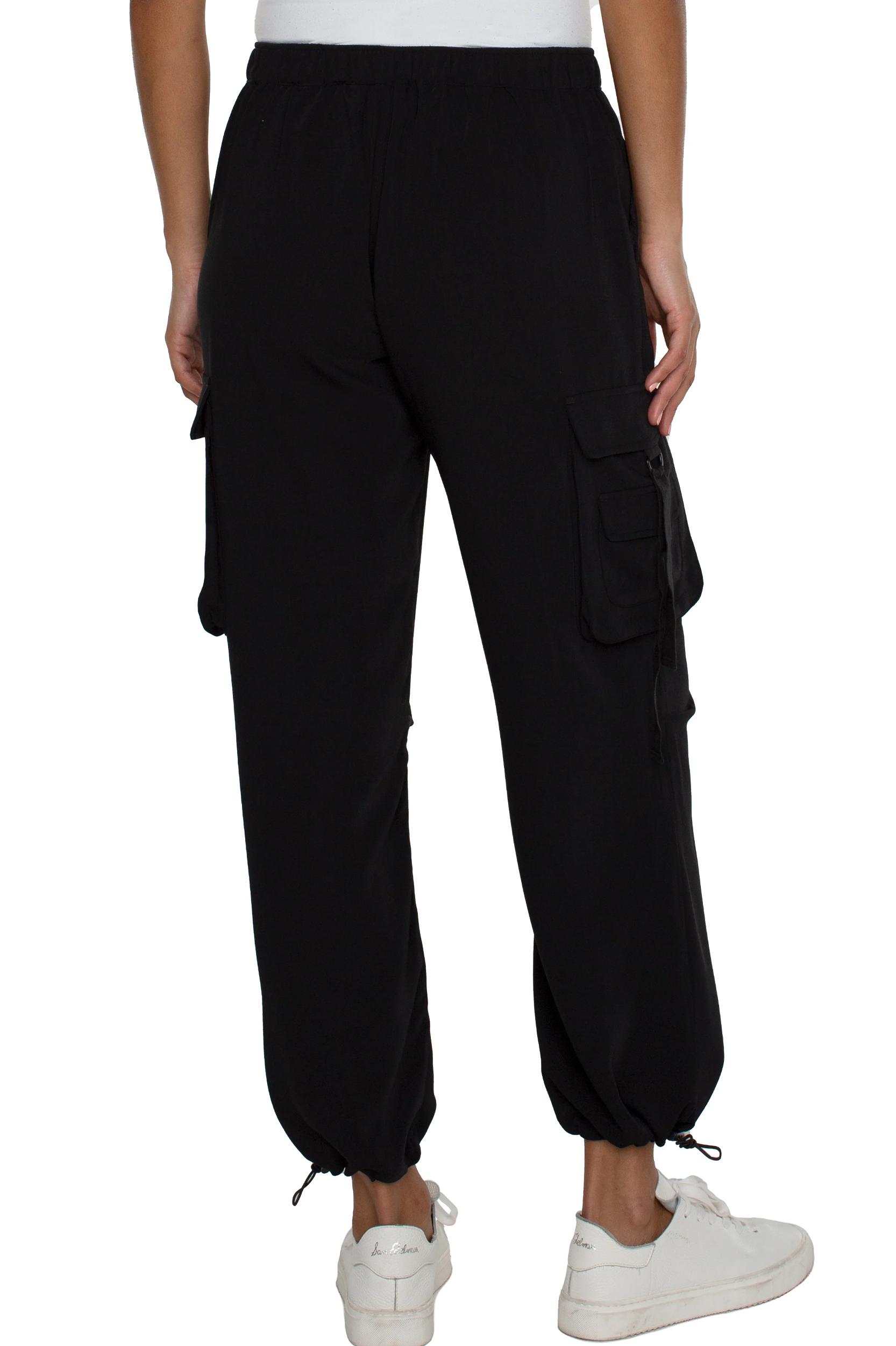 Cinch Hem Parachute Cargo Pants Product Image