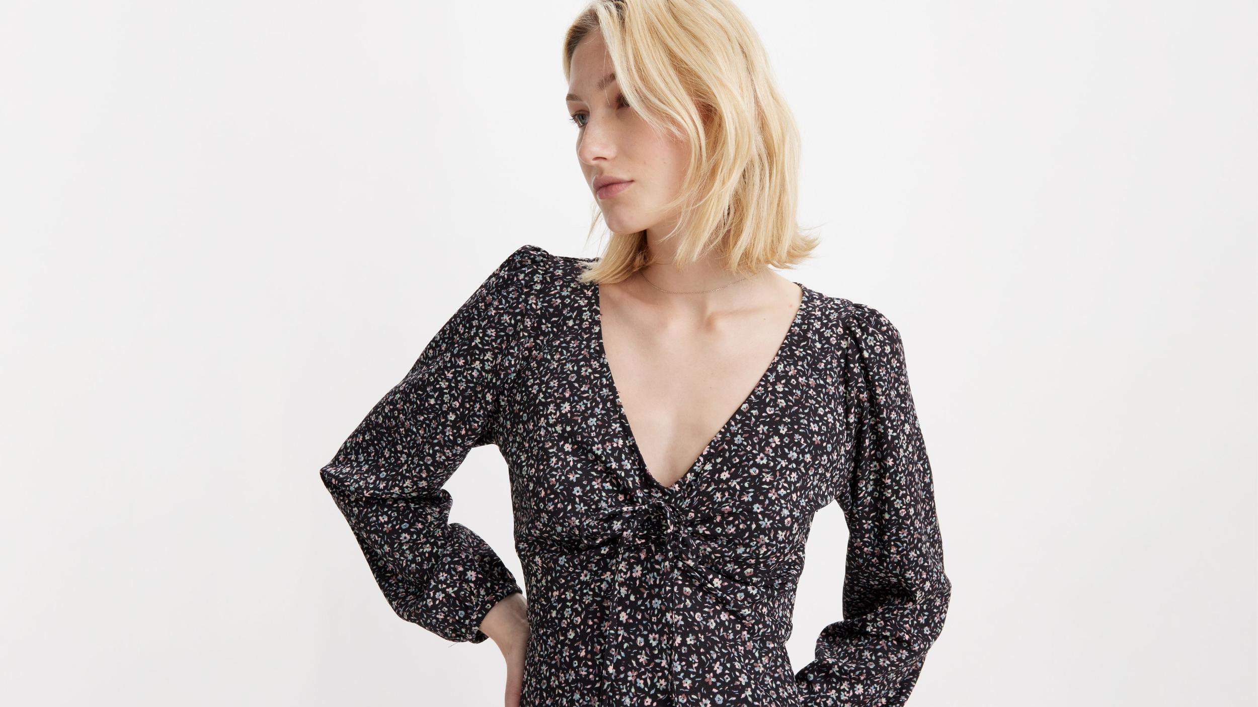 Delray Long Sleeve Mini Dress Product Image