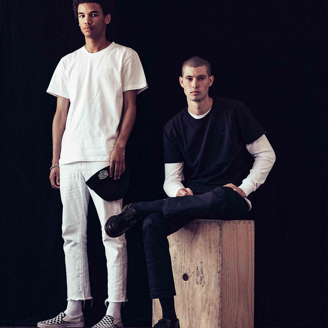 Standard Embroidered Tee - Black Product Image