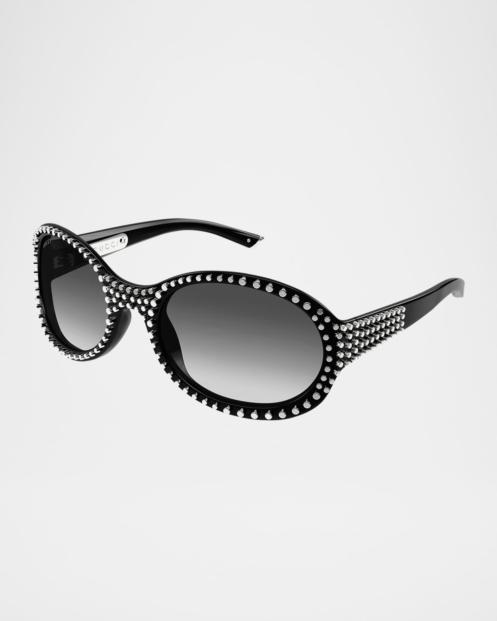 GG2013S Round Recycled Acetate Sunglasses Product Image