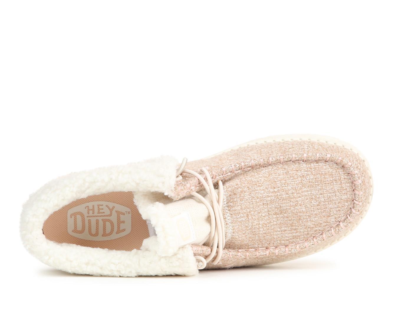 Women's HEYDUDE Wendy Fold Brush Cozy Booties Product Image