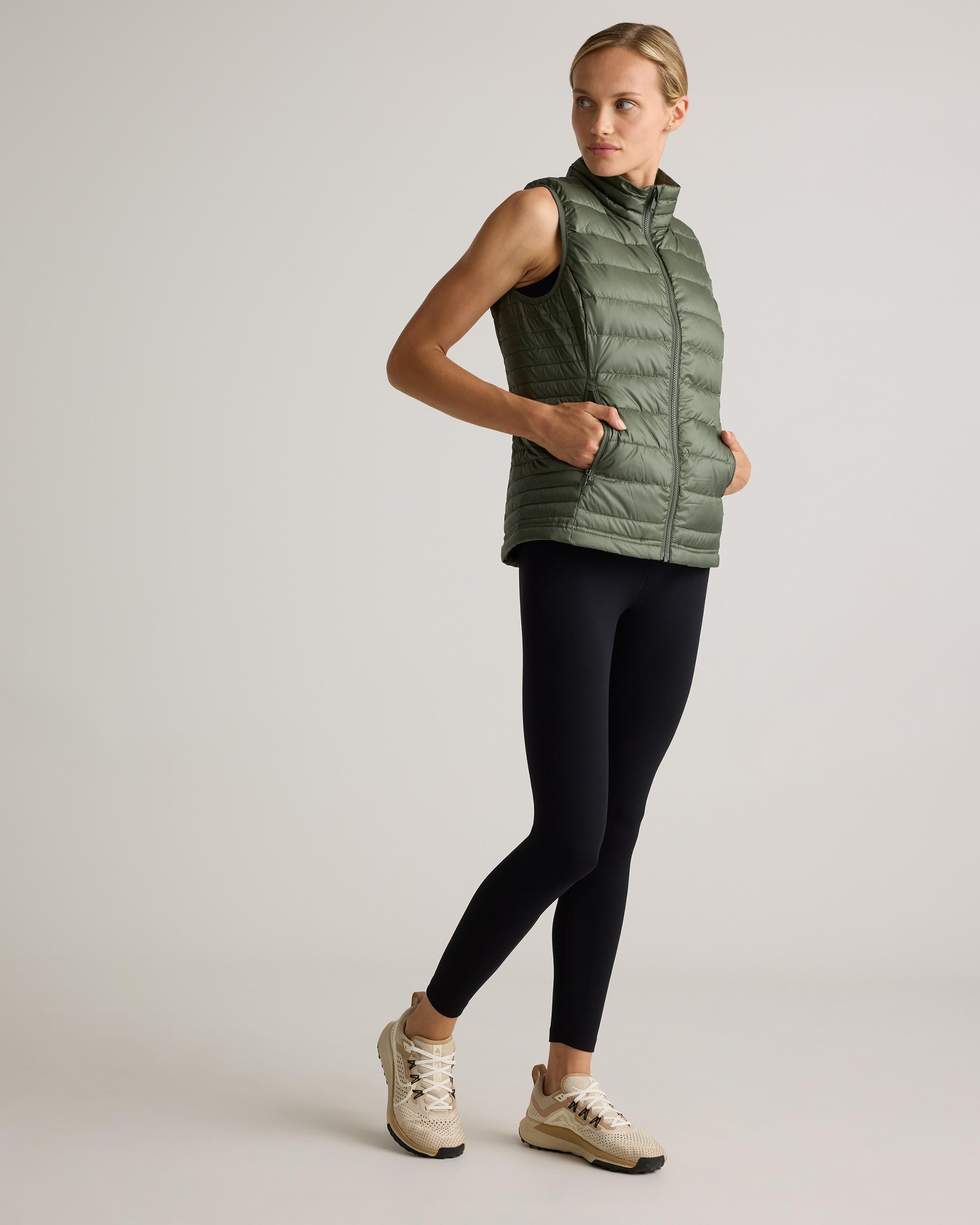 Quince | Women's Lightweight Down Packable Puffer Vest Recycled Polyester Product Image