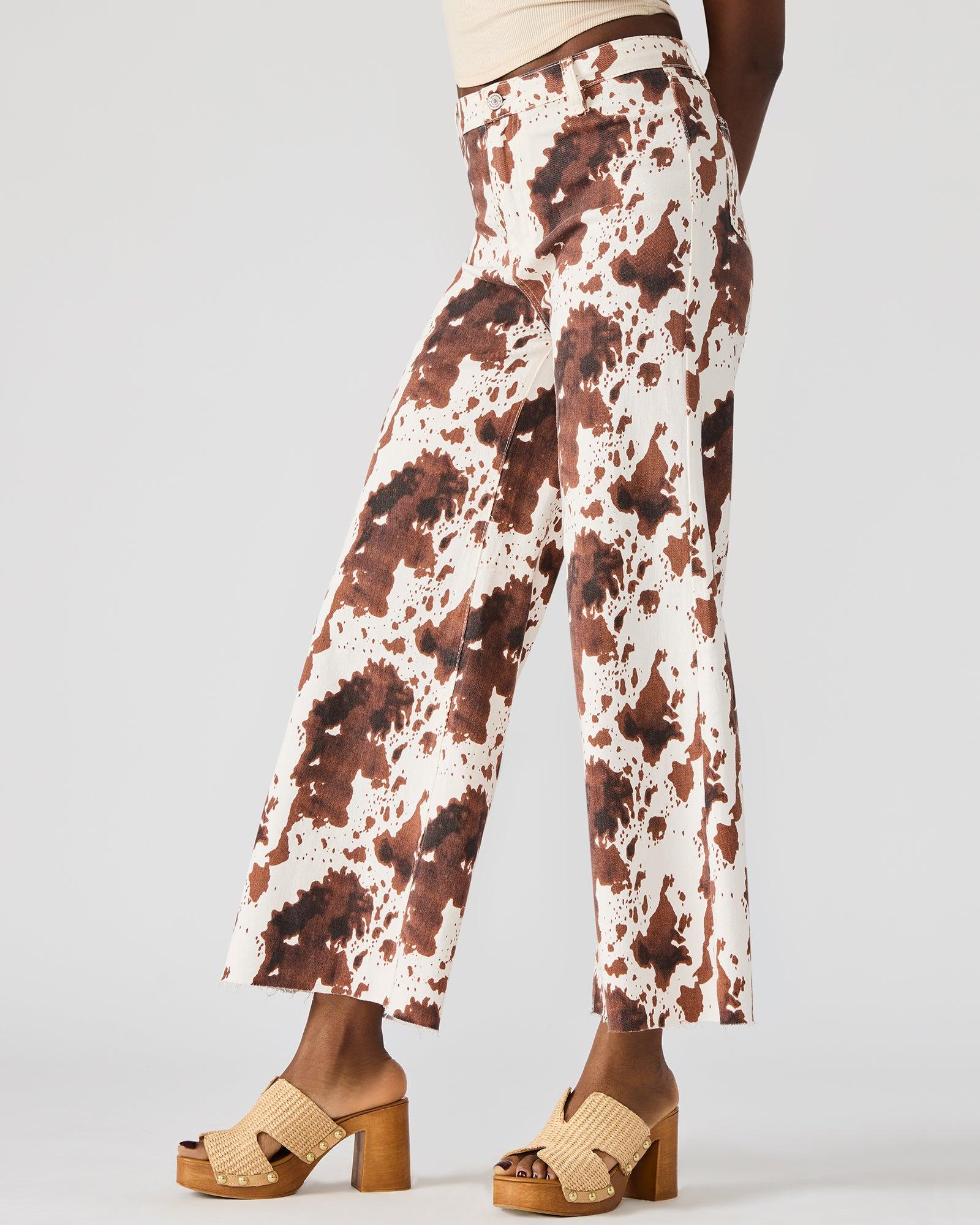 HARLI JEAN BROWN COW PRINT Female Product Image
