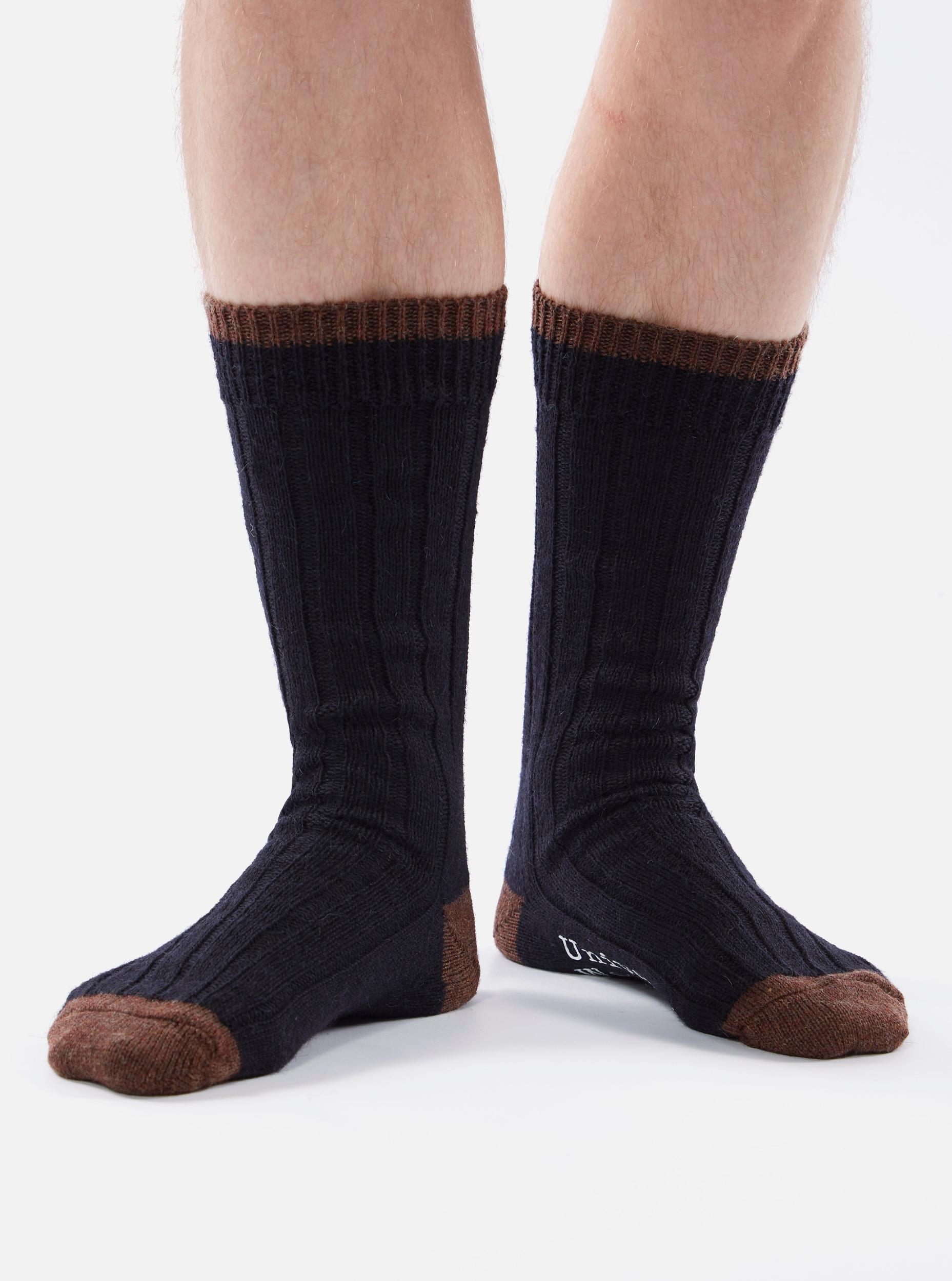 Navy Wool Hike Sock Product Image