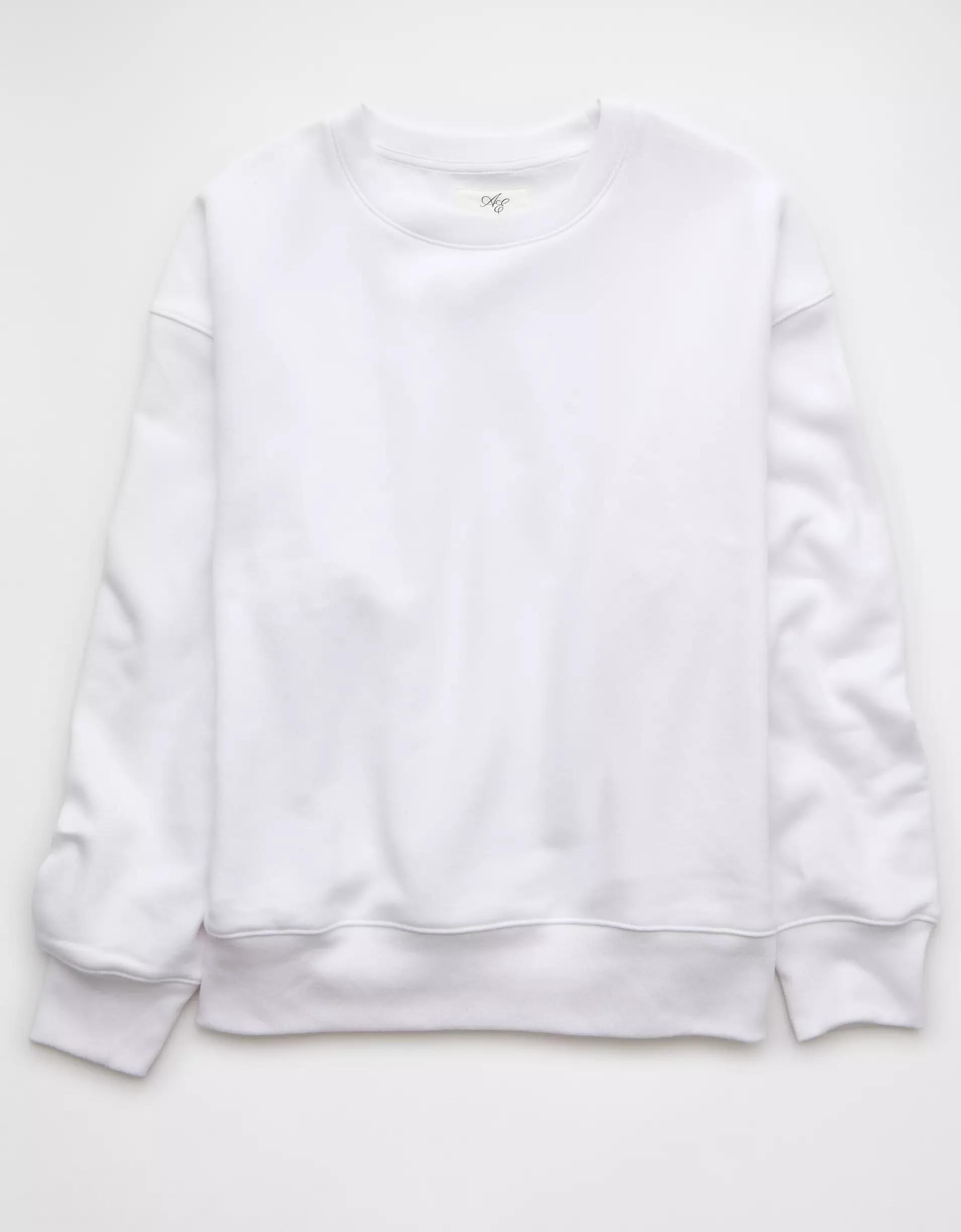 AE Everyday Luxe Crew Neck Sweatshirt Product Image