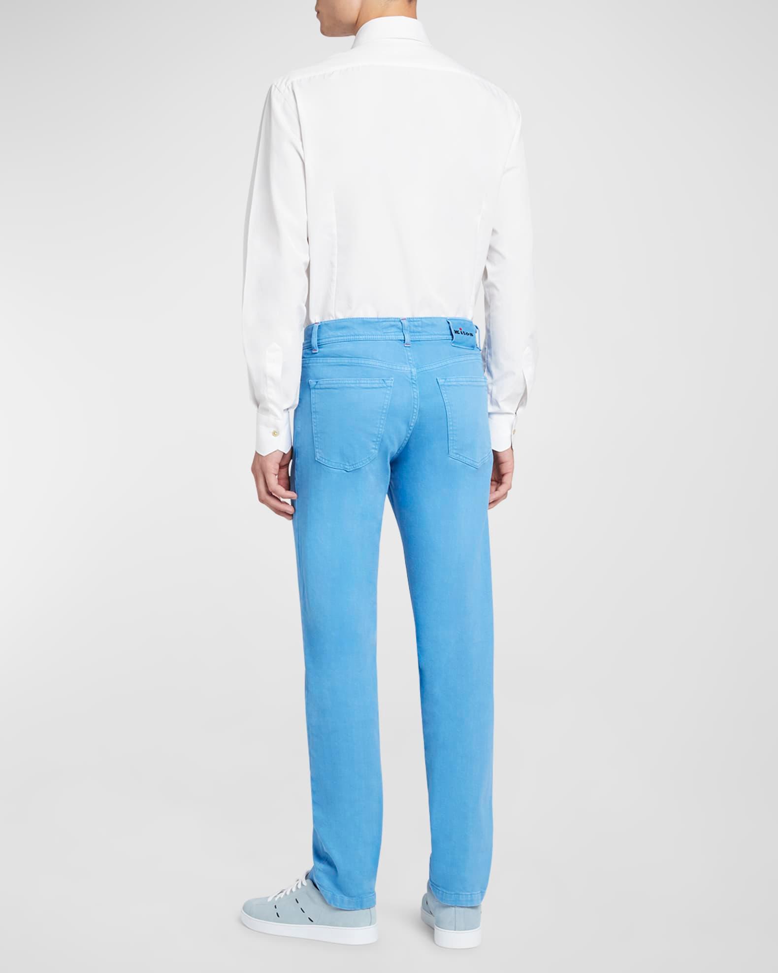 Men's Solid Twill Dress Shirt Product Image