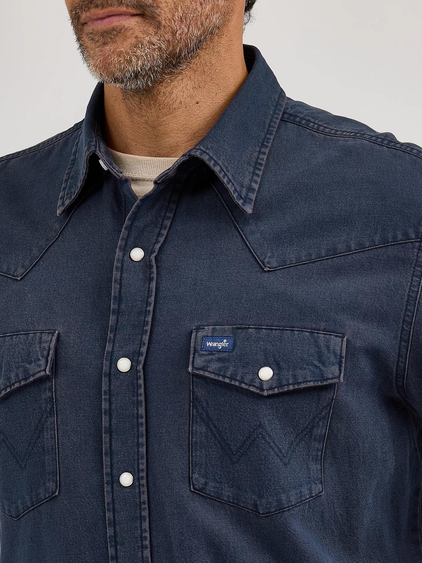 Vintage-Inspired Western Snap Workshirt | Men's SHIRTS | Wrangler® Product Image