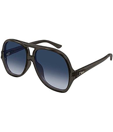Womens Salom 58MM Pilot Sunglasses Product Image