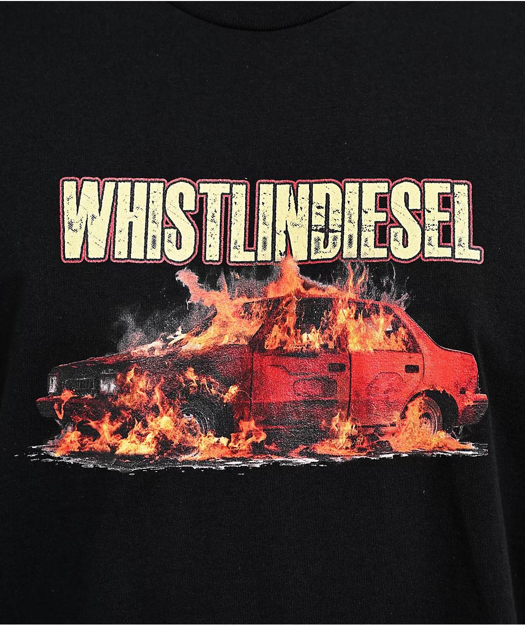 WhistlinDiesel Burnout Black T-Shirt Product Image