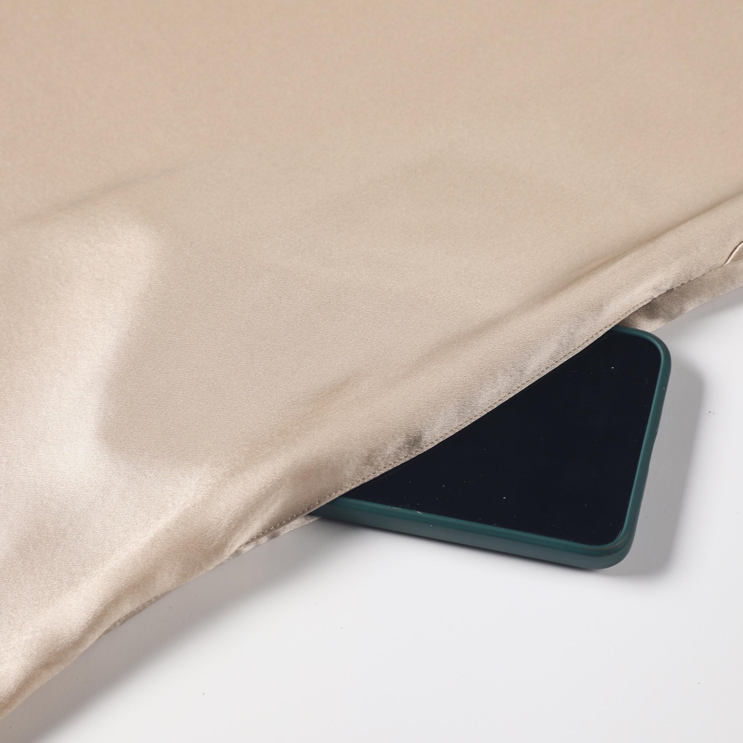 Gift Set | Pure Silk Beige Kimono Robe & Slip Dress | 22 Momme | Float Collection Product Image