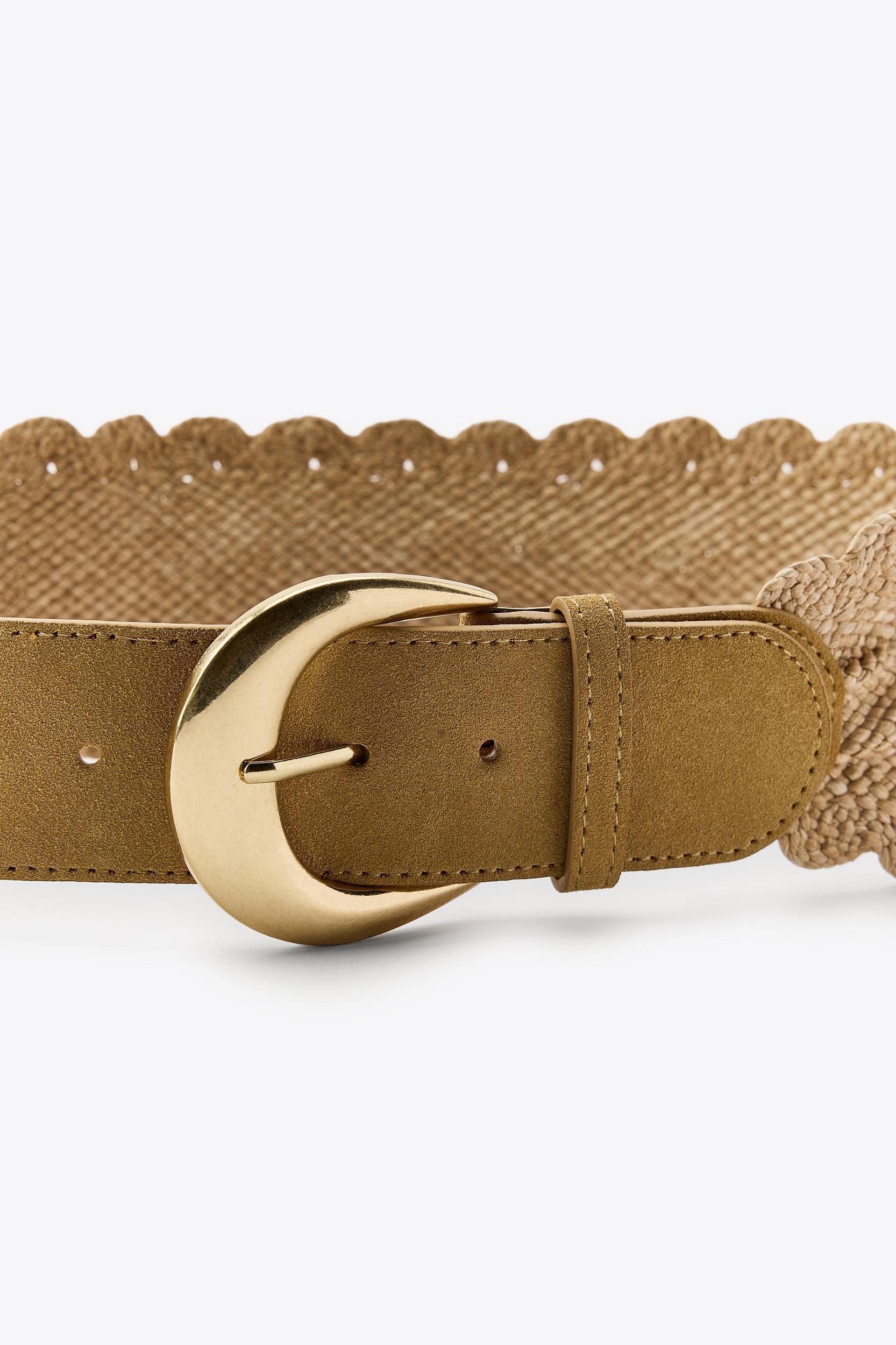 WOVEN RAFFIA BELT Product Image