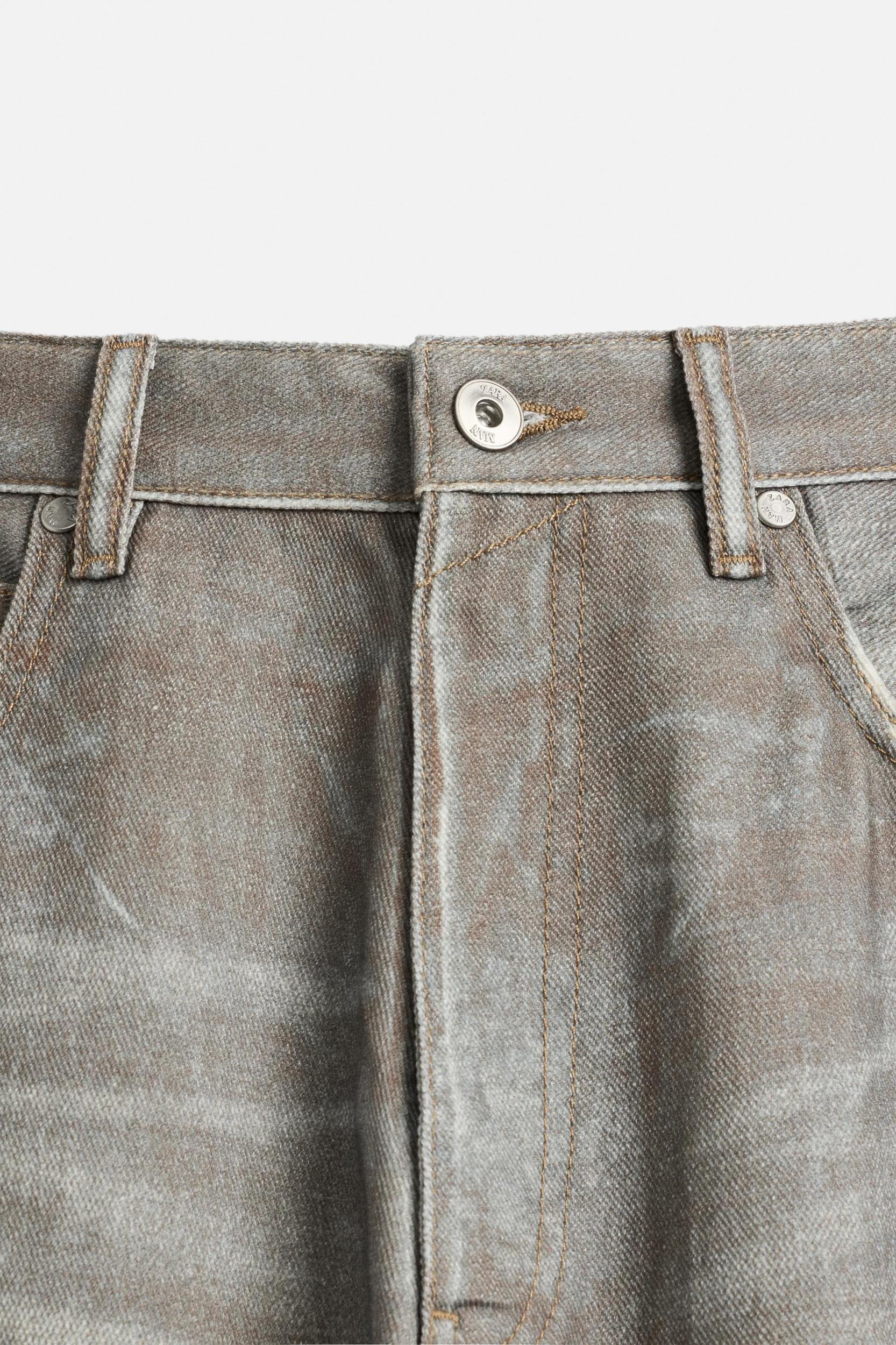 PRINTED BAGGY FIT JEANS Product Image