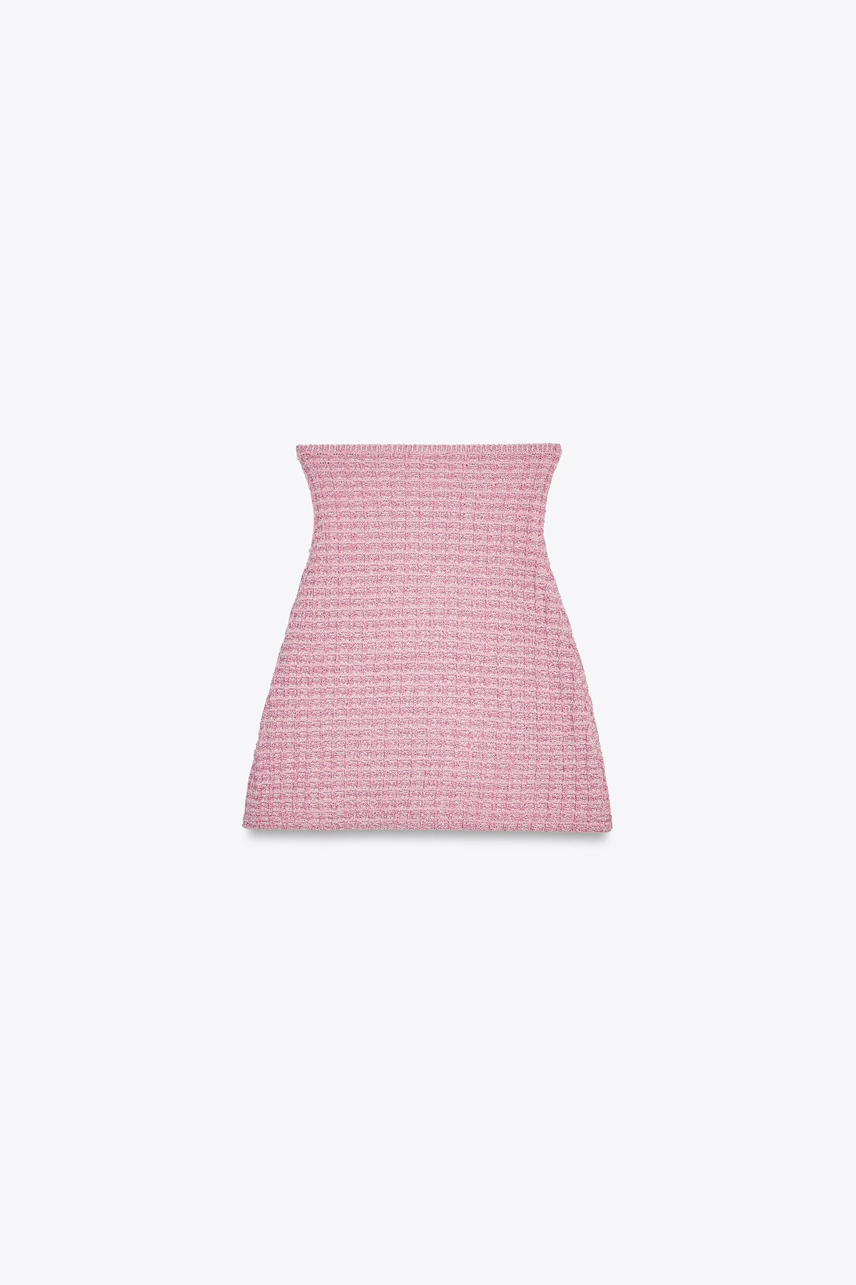 HIGH-WAISTED STRETCH MINI SKIRT Product Image