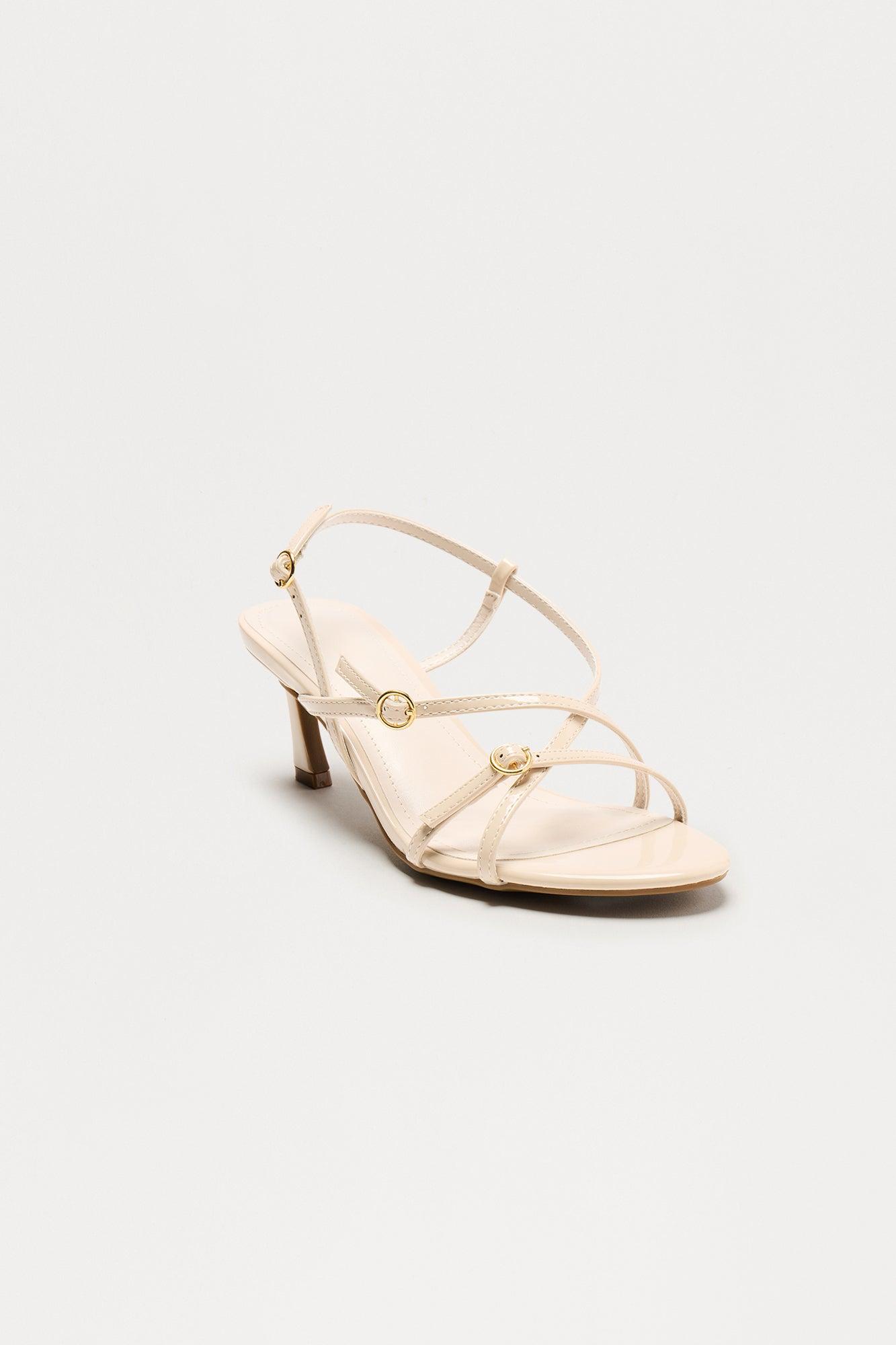 Lash Slingback Kitten Heels - Ivory Product Image