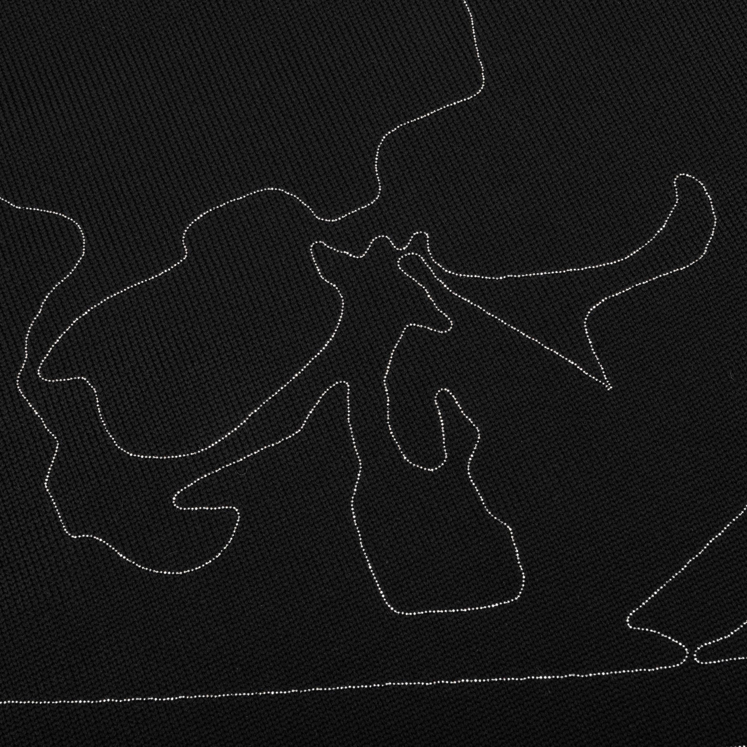 Ball Chain Sweater - Black Male Product Image