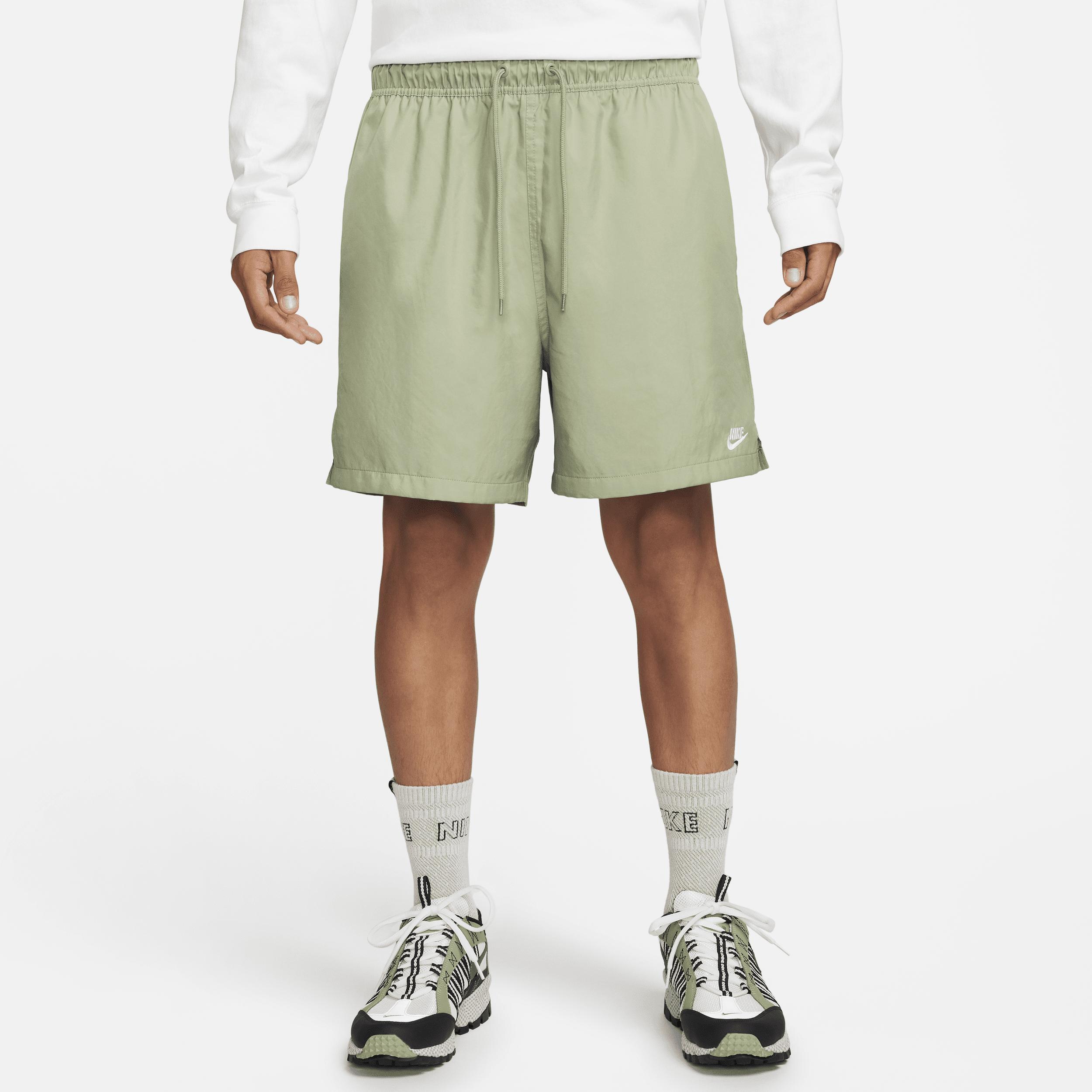 Nike Mens Nike Club Flow Shorts - Mens Black/White Product Image