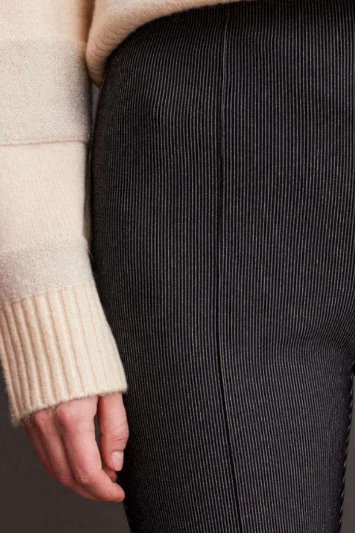 Sparkle Pinstripe Pull-On Ankle Pant Product Image