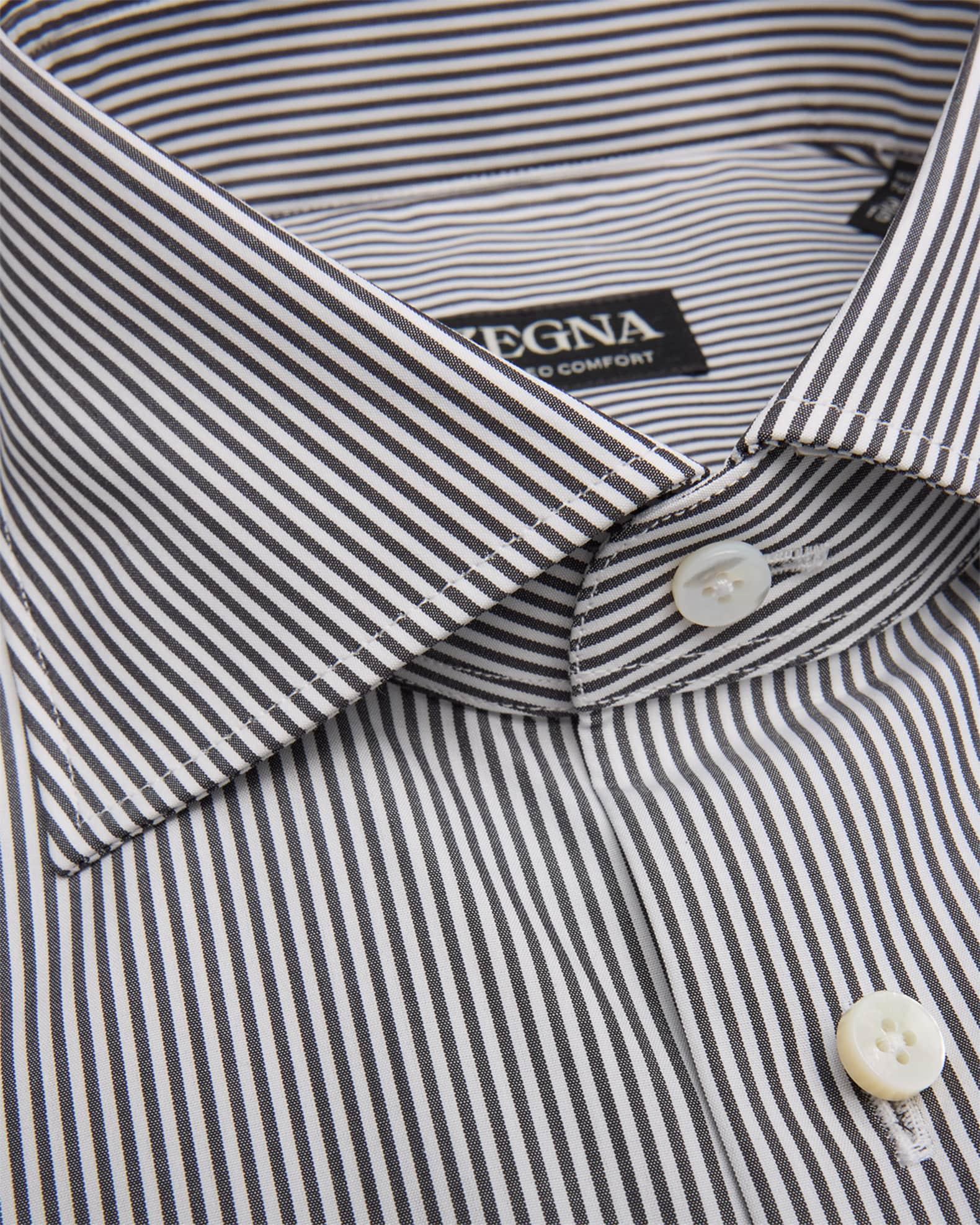 Men's Trofeo Comfort Cotton Stripe Dress Shirt Product Image