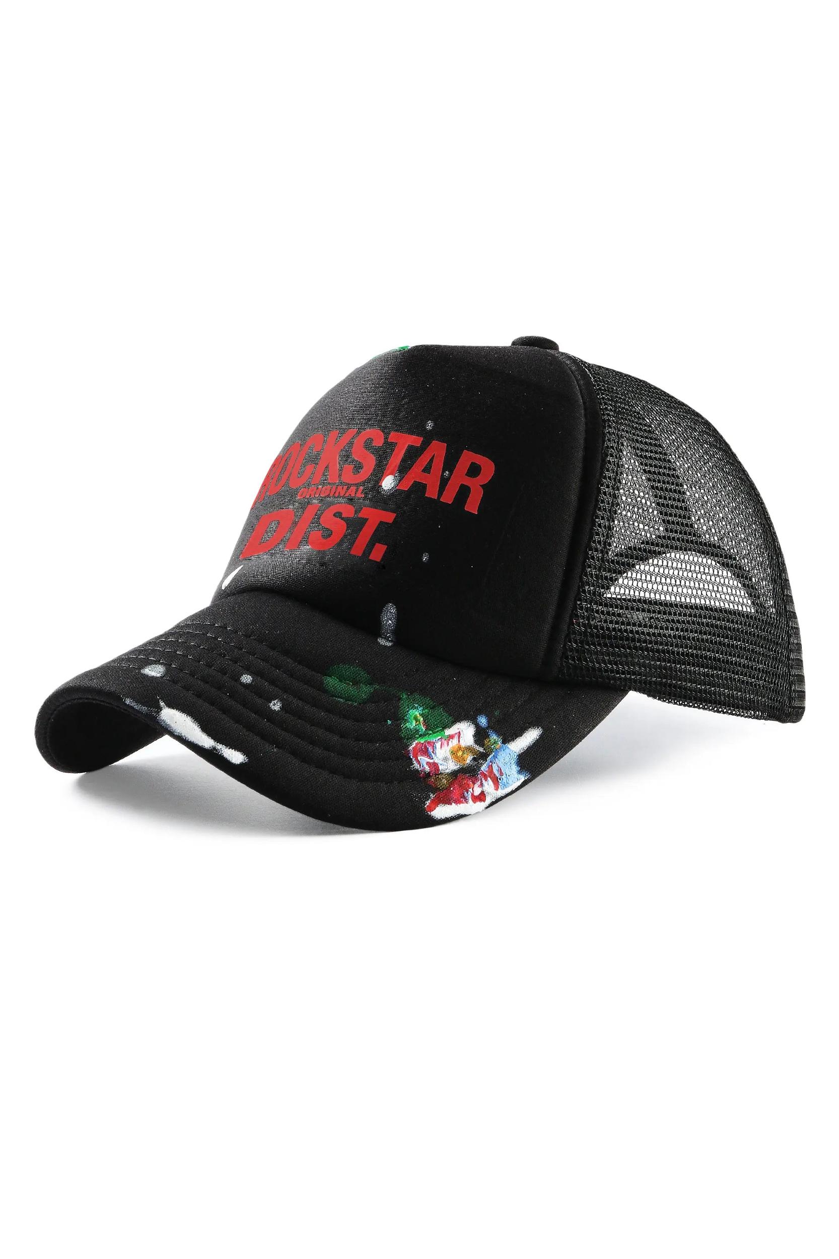 Good Side Only Black/Red Trucker Hat Female Product Image