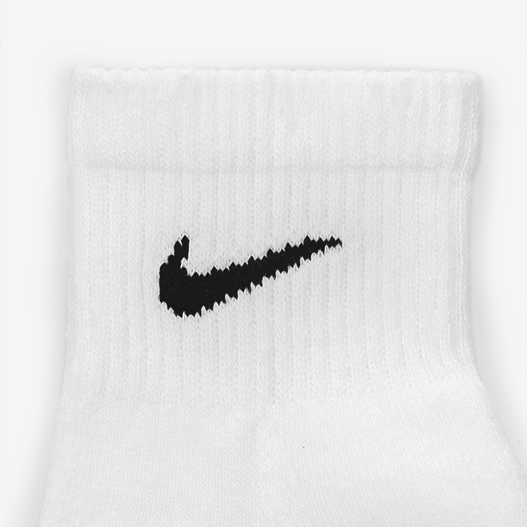 Nike Mens Everyday Plus Cushioned Training Ankle Socks (6 Pairs) | SX6899-100 Product Image