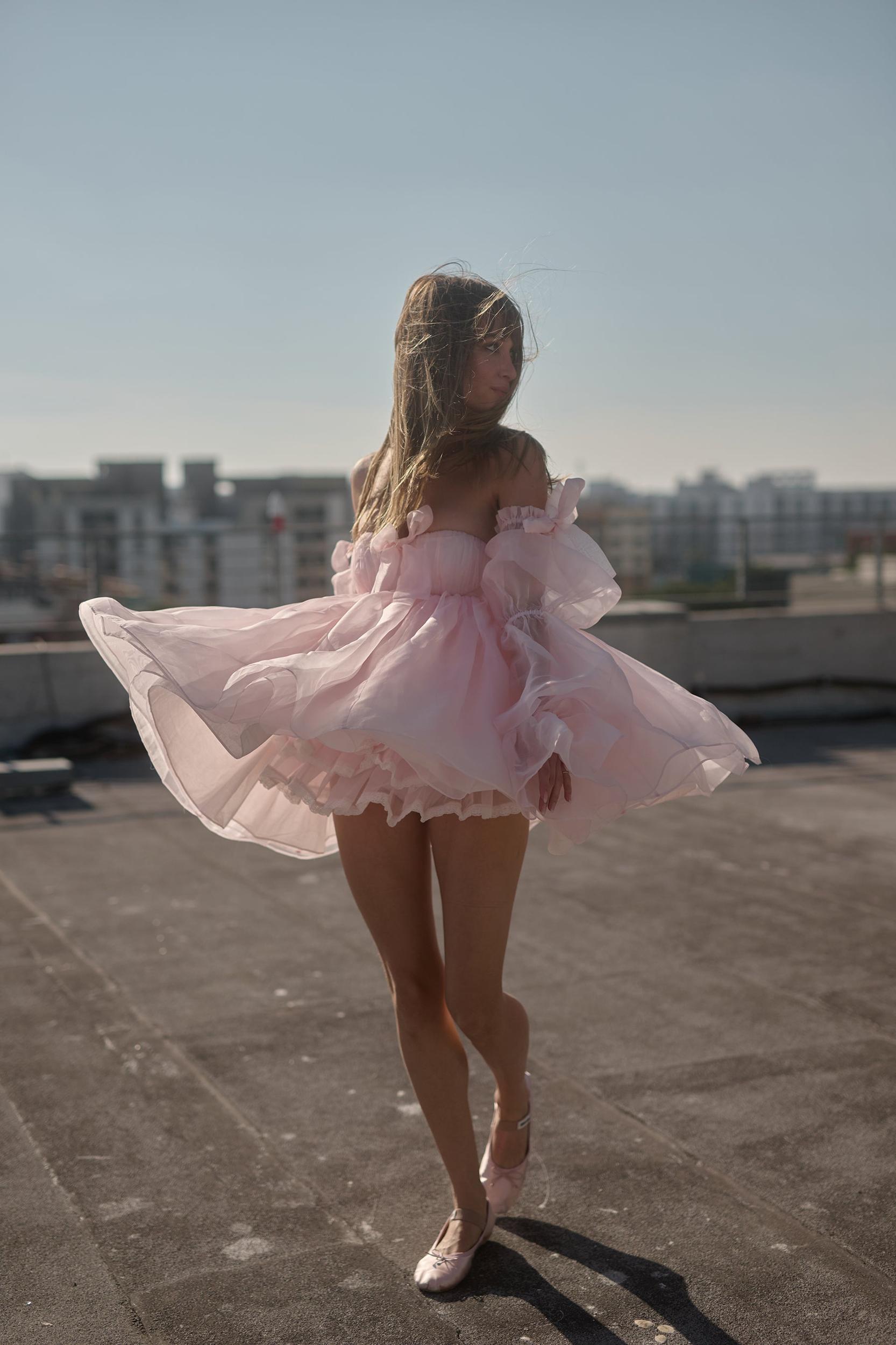 The Confection Silk Mini Mansion Dress Product Image