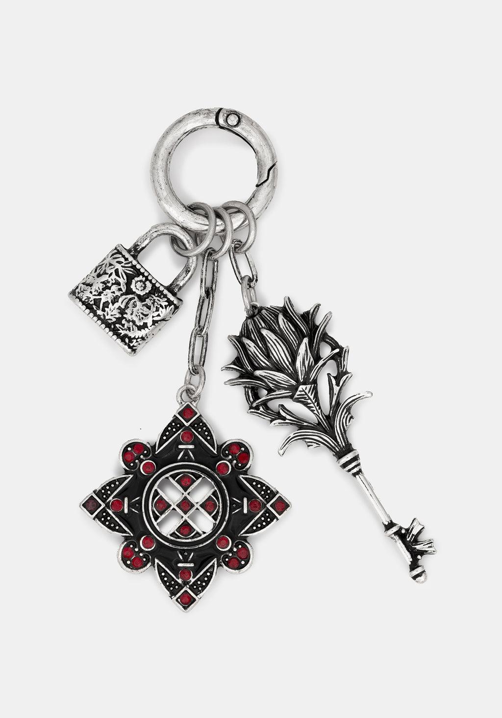 Gorthe Shield Thistle Keyring Product Image