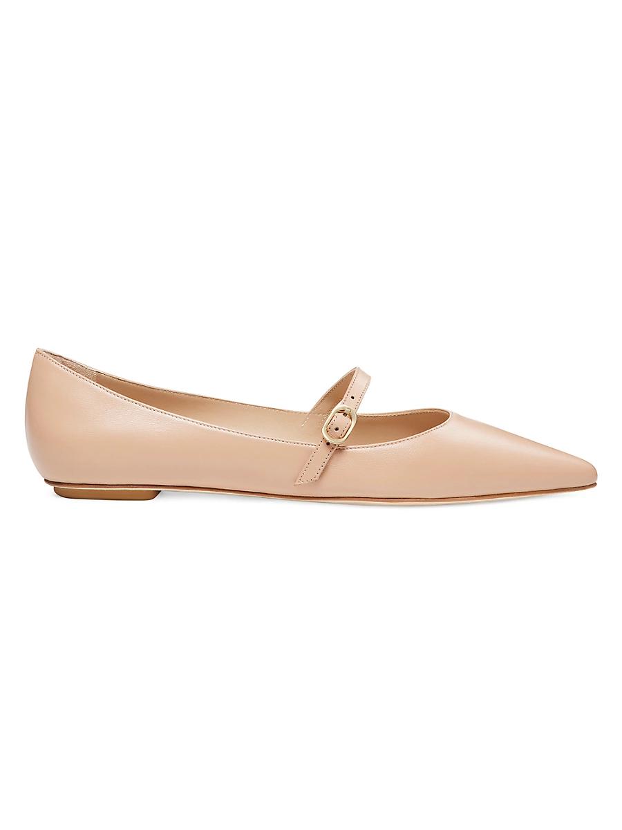 Womens Emilia Leather Mary Jane Ballet Flats Product Image