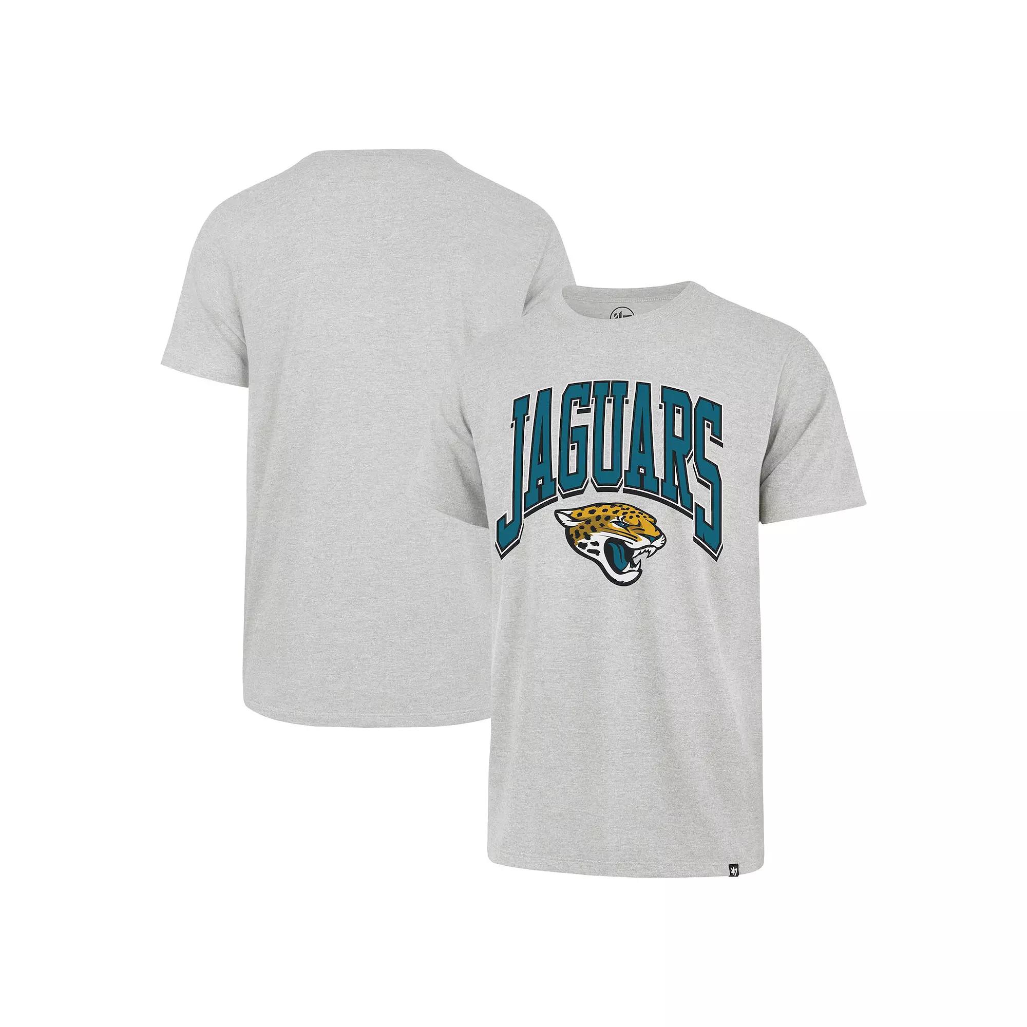 Men's '47 Gray Jacksonville Jaguars Walk Tall Franklin T-Shirt,  Product Image