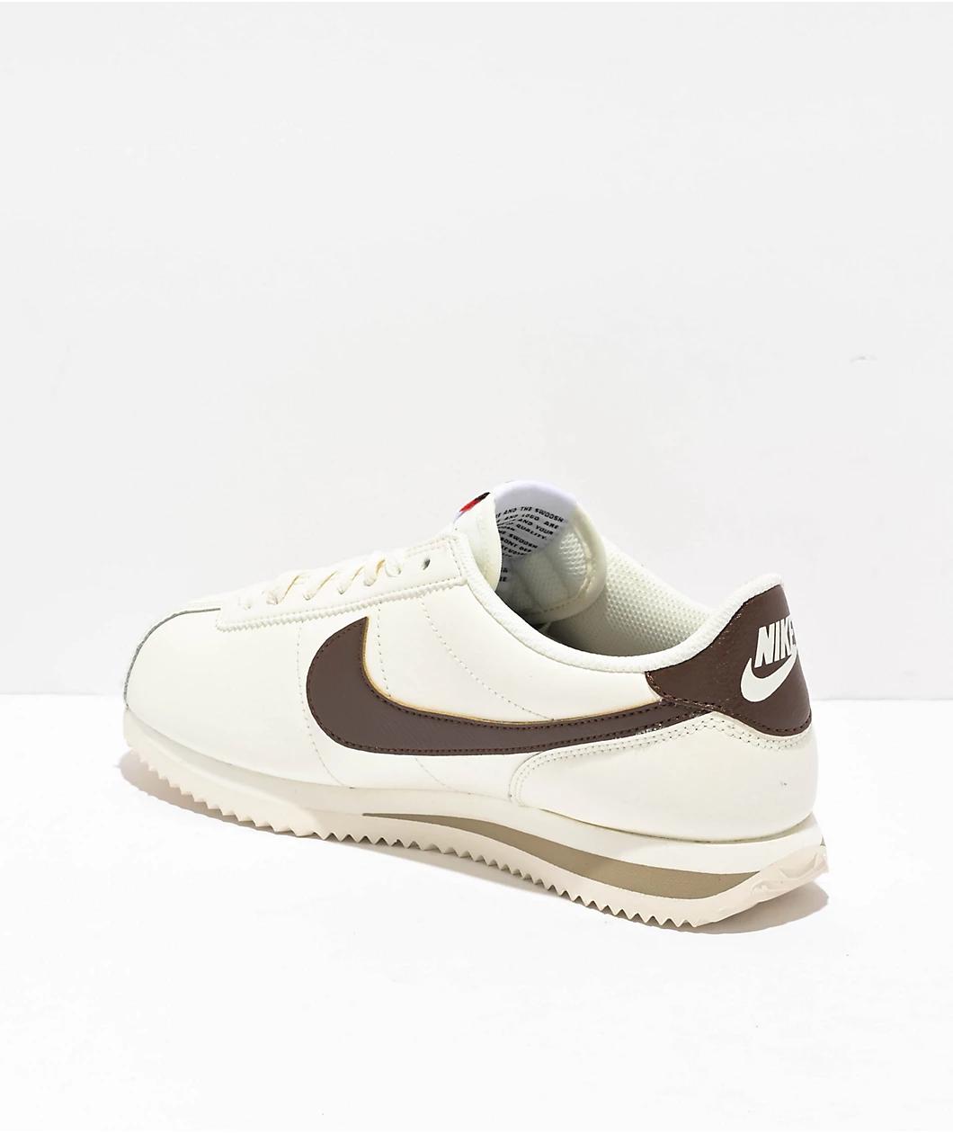 Nike Cortez Cream and BrownShoes Product Image