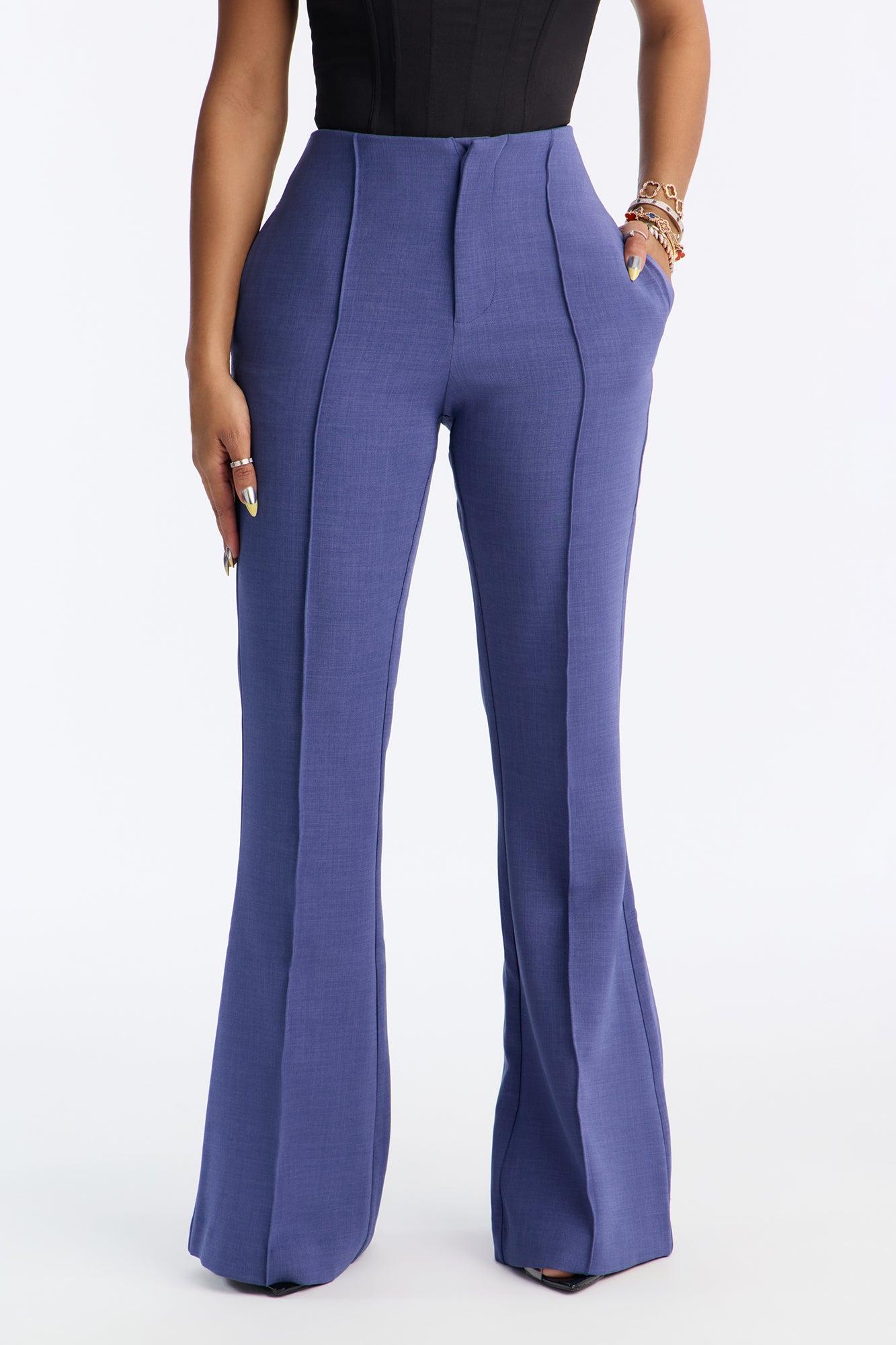 Jessica Flare Trouser Pant 32″ - Navy Female Product Image