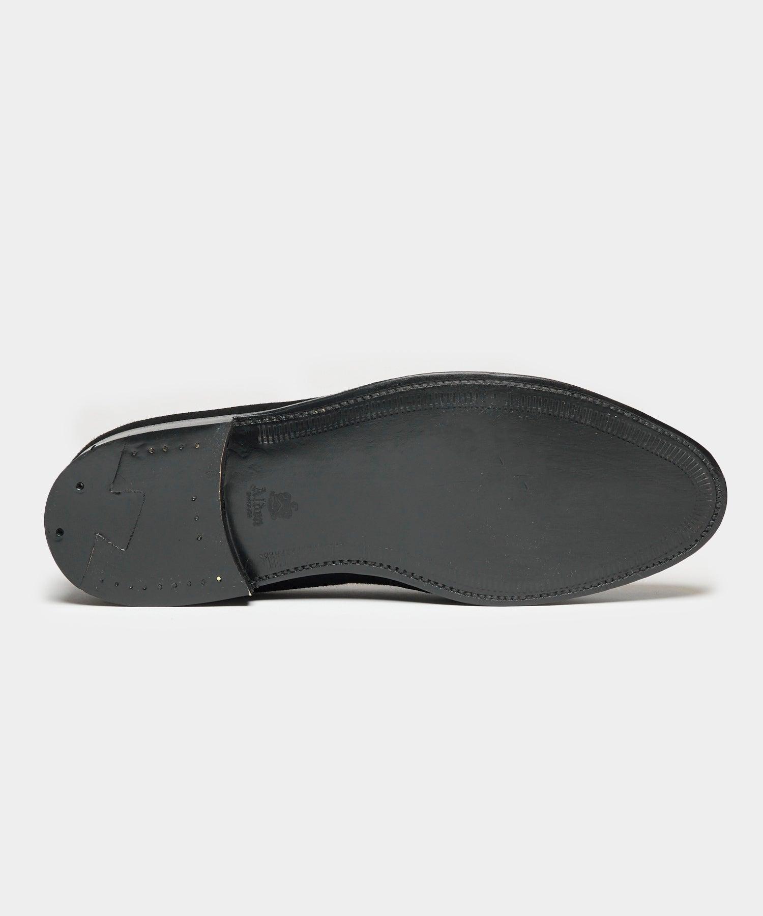 Todd Snyder x Alden Suede Blackout Tassel Loafer Product Image