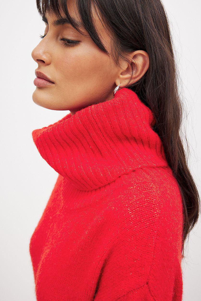 Knitted Maxi Turtle Neck Dress Product Image