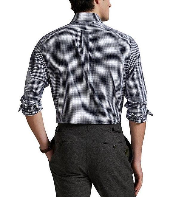 Polo Ralph Lauren Big & Tall Gingham Stretch Poplin Long Sleeve Woven Shirt Product Image