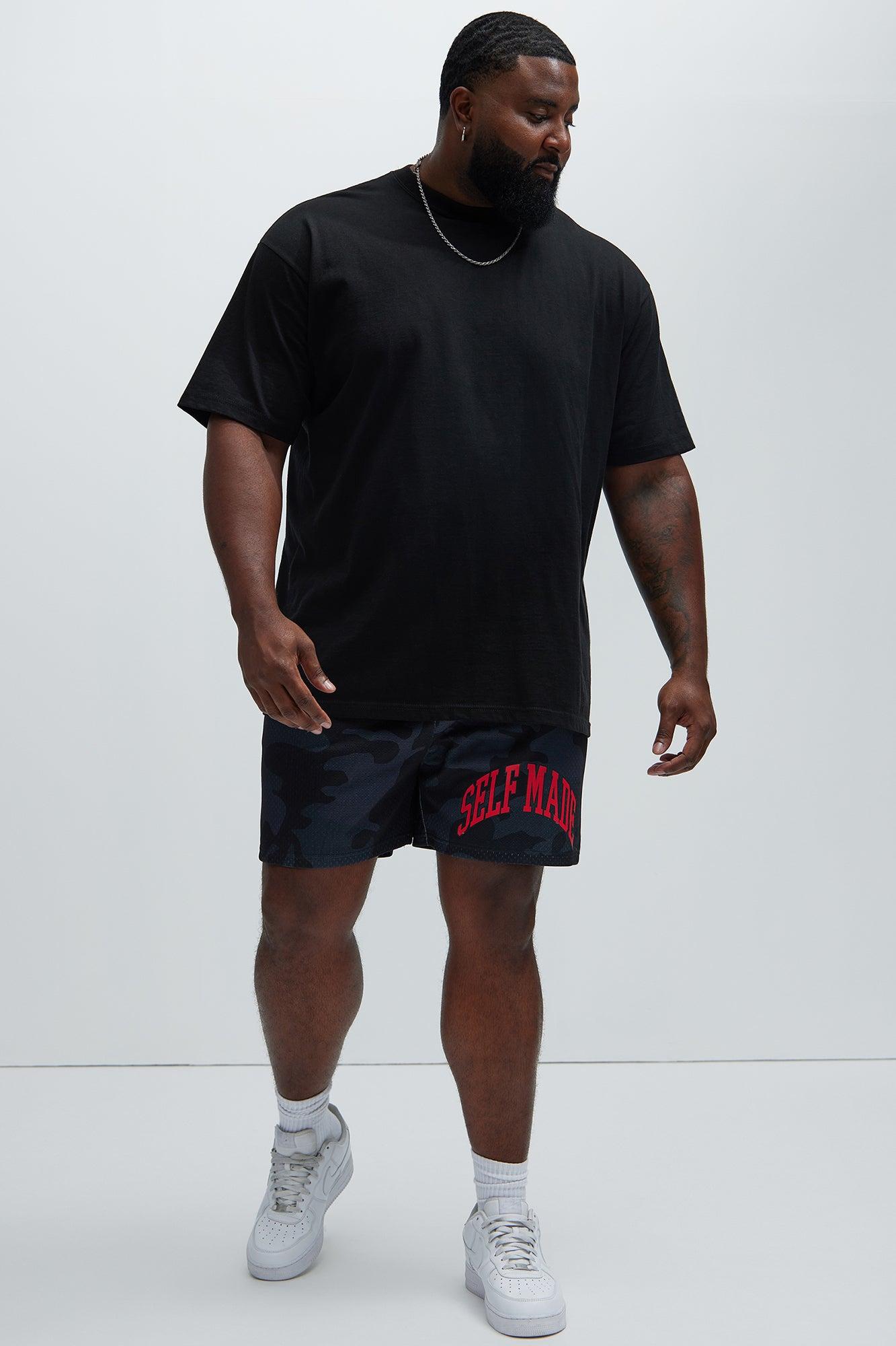 Self Made Mesh Shorts - Black Product Image