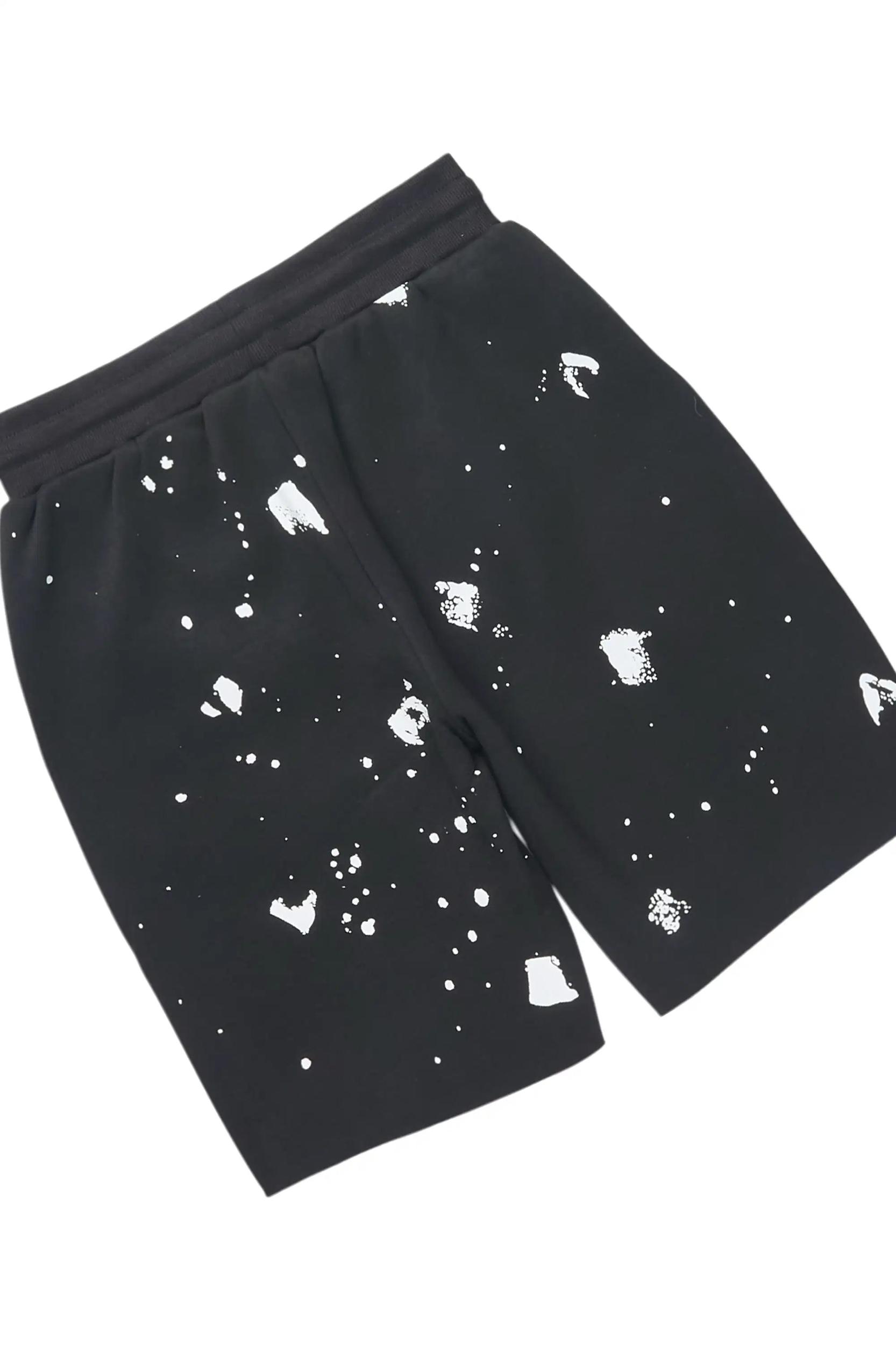 Just Between Us Black Short Set Female Product Image