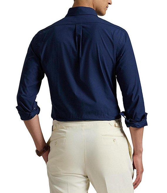 Polo Ralph Lauren Classic Fit Stretch Poplin Long Sleeve Woven Shirt Product Image