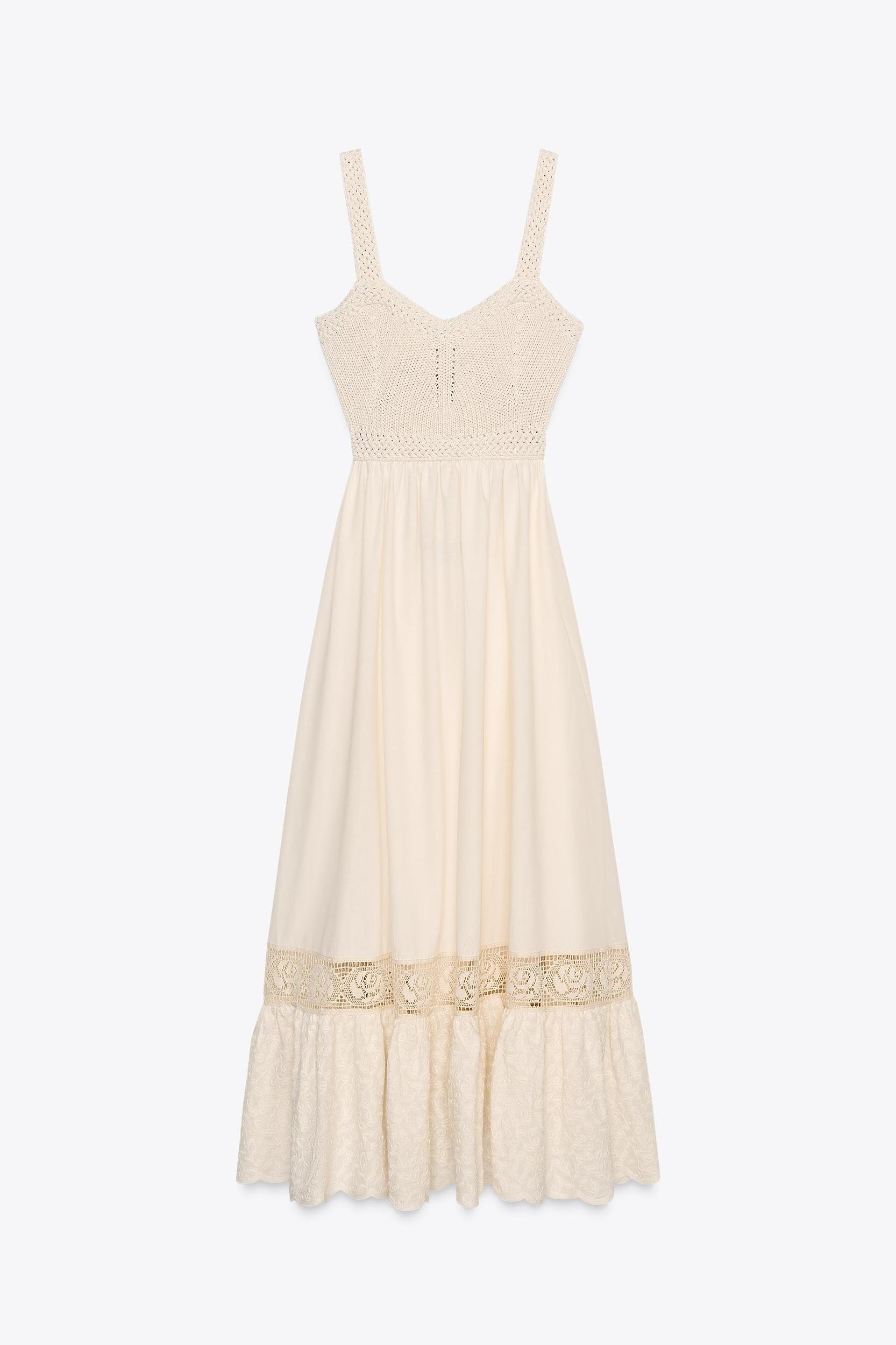 COMBINATION KNIT DRESS Product Image