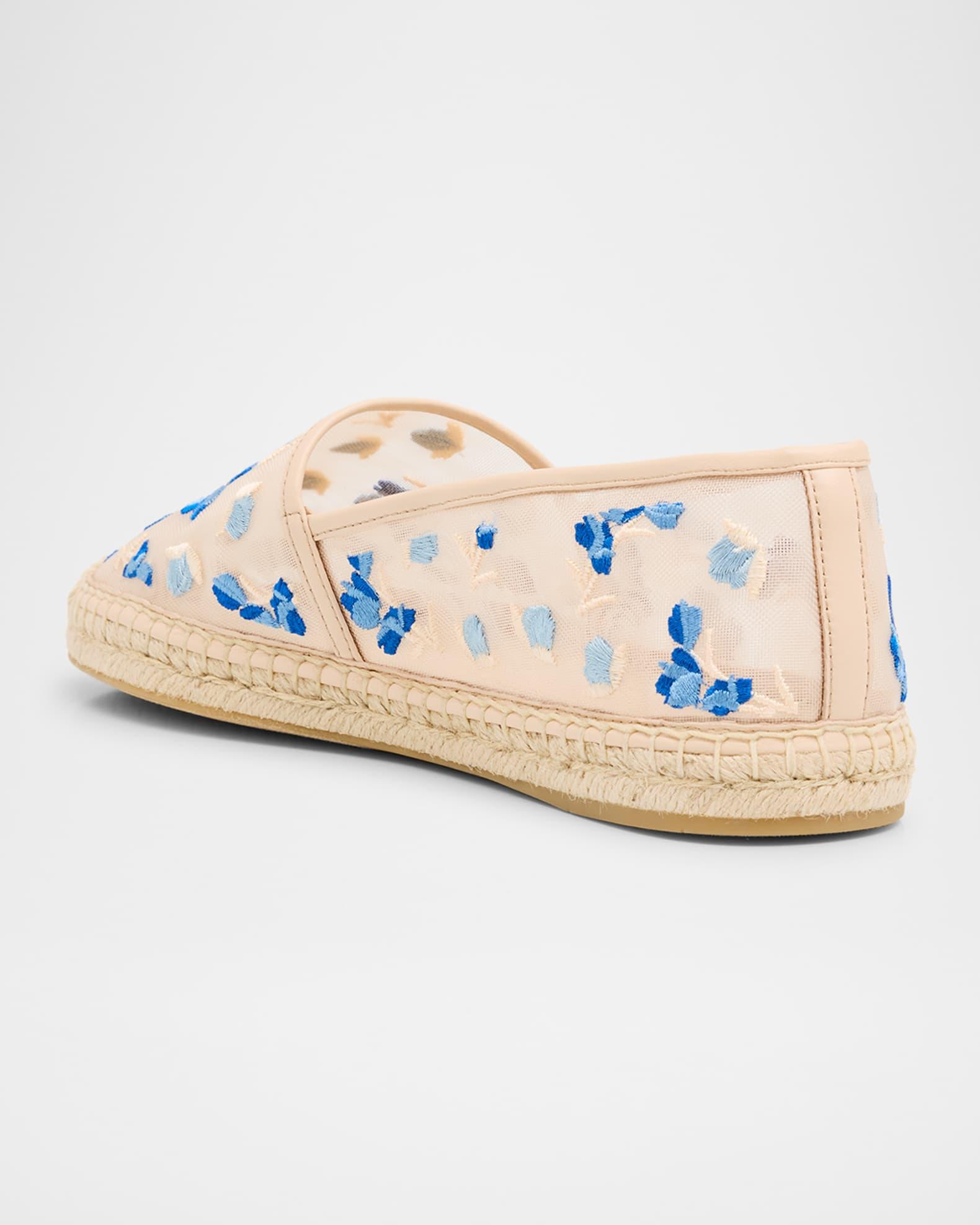 Bareitall Cotton Espadrille Loafers Product Image