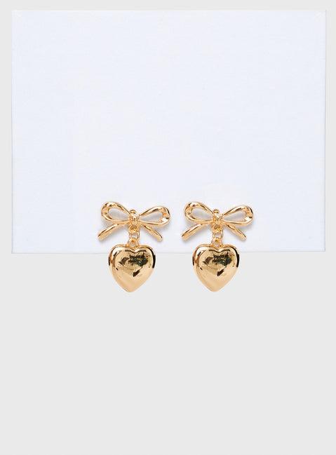 Zephyra Earrings Gold Product Image