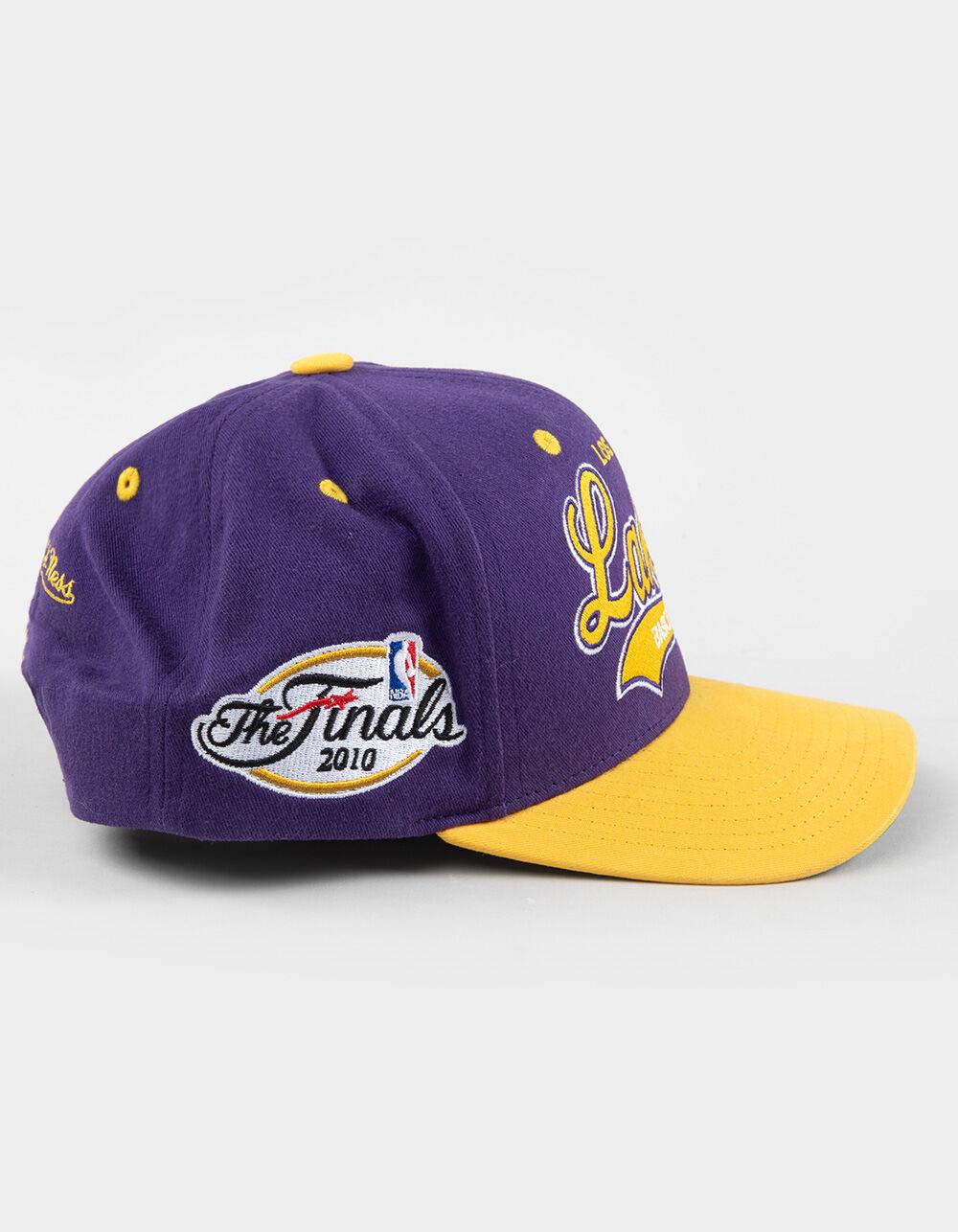 MITCHELL & NESS Los Angeles Lakers Tail Sweep 2.0 Pro Snapback Hat - PURPLE Product Image