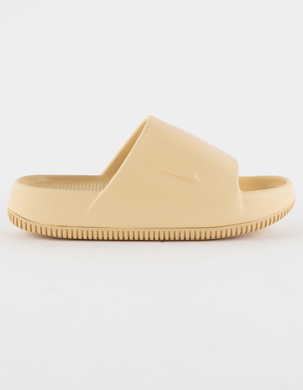 NIKE Calm Womens Slide Sandals - SESAME Product Image