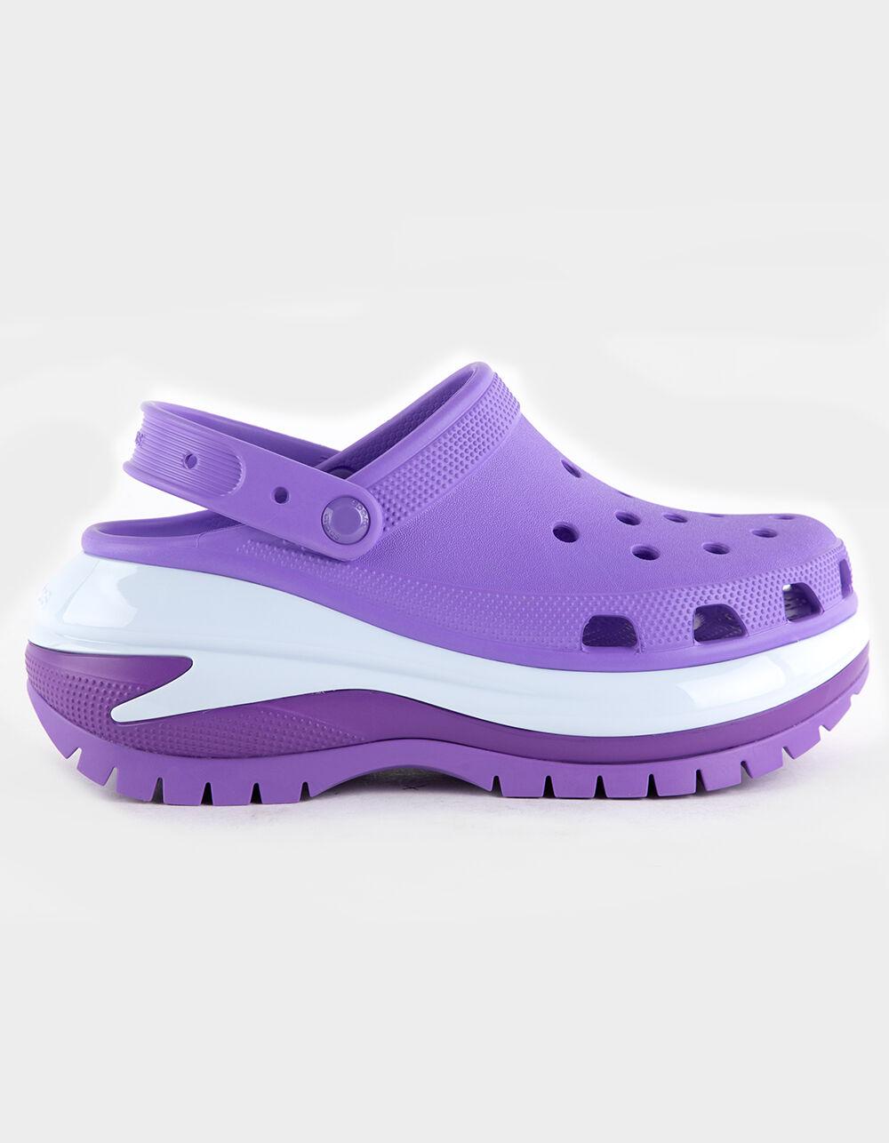 CROCS Mega Crush Womens Platform Clogs - PURPLE Product Image