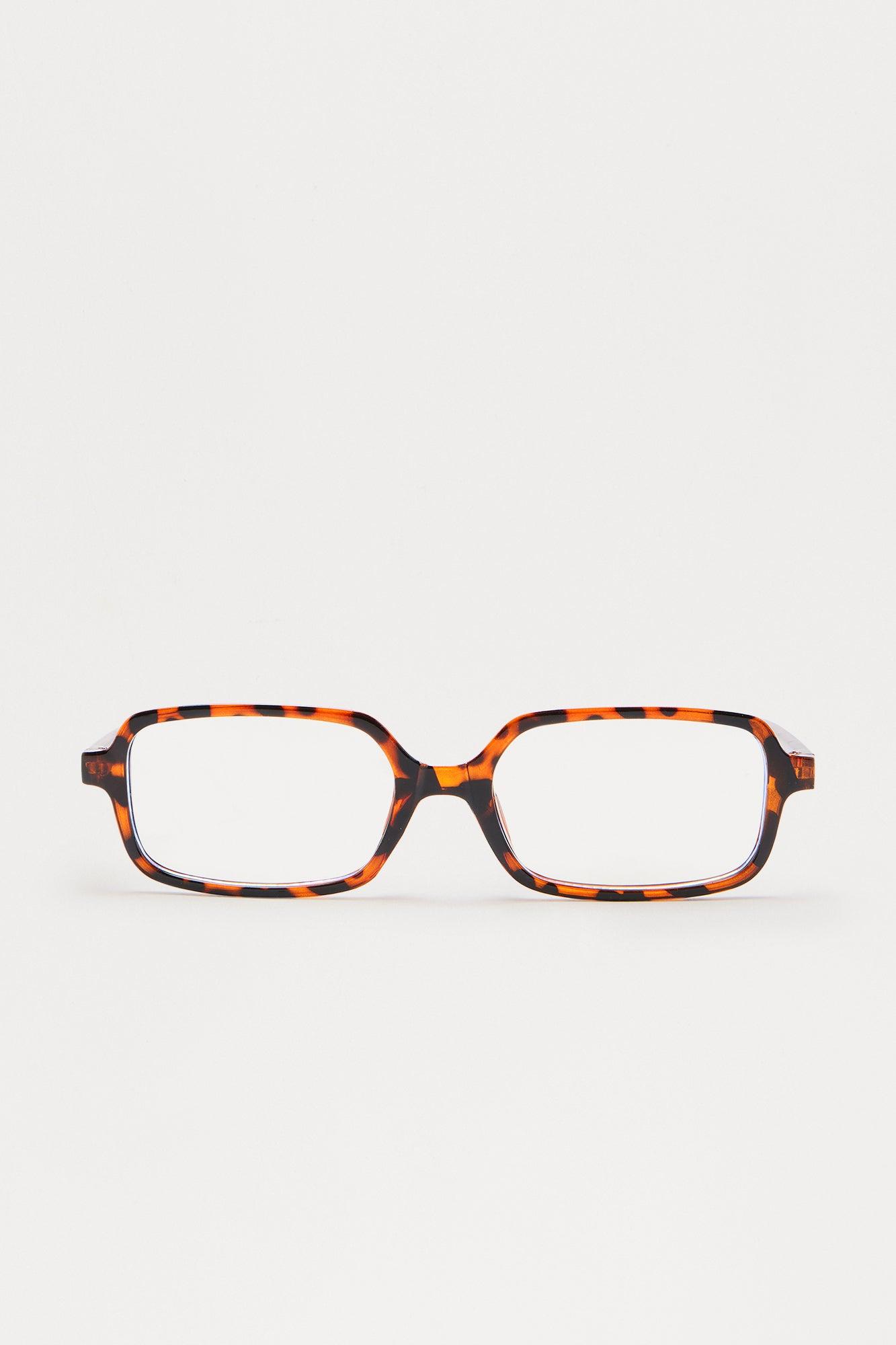 Simply Vibing Square Blue Light Glasses - Tortoise Female Product Image