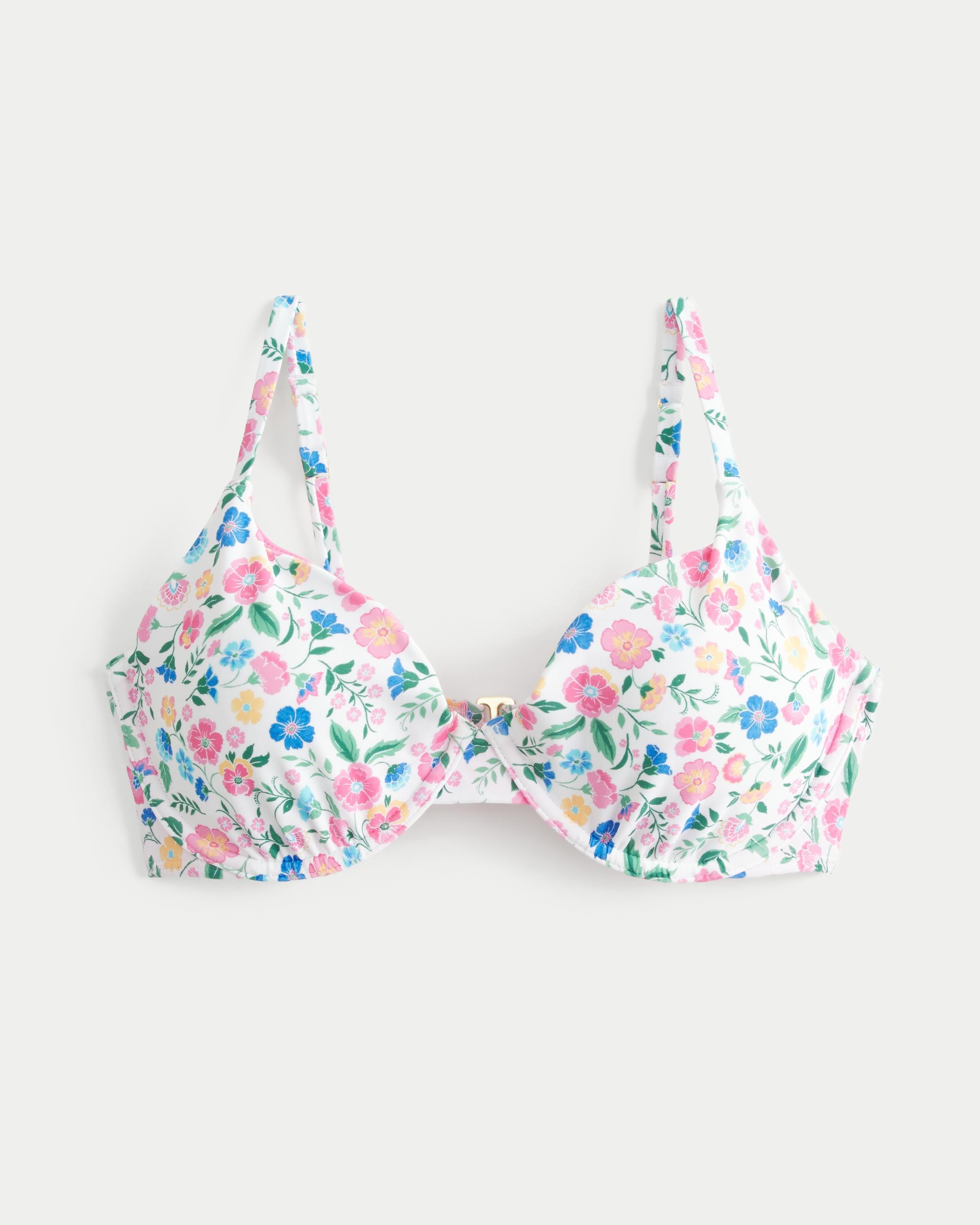 Curvy Plunge Underwire Bikini Top Product Image