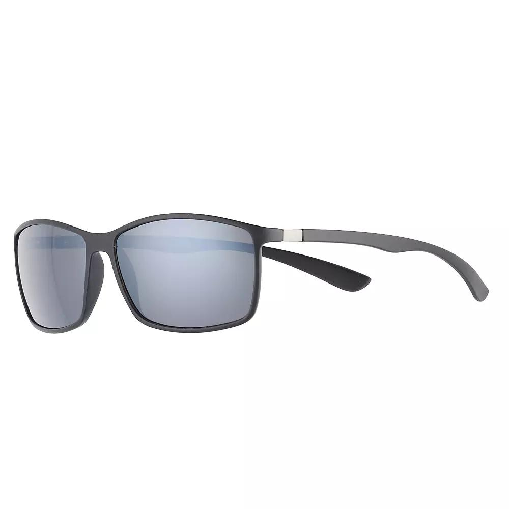 Men's Tek Gear® 62mm Sport Square Polarized Sunglasses, Black Product Image