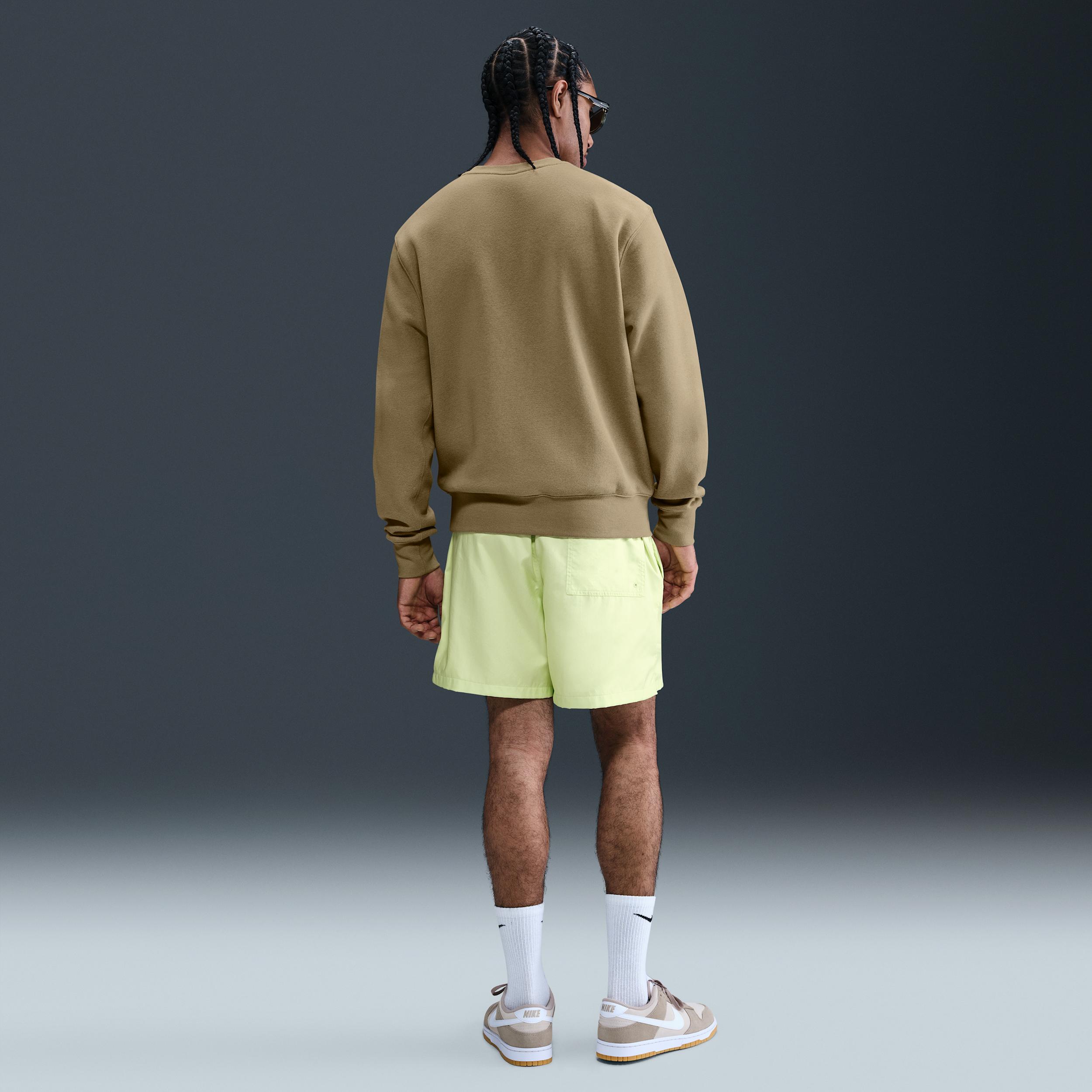 Nike Mens Nike Club Crew - Mens Parachute Beige/White Product Image