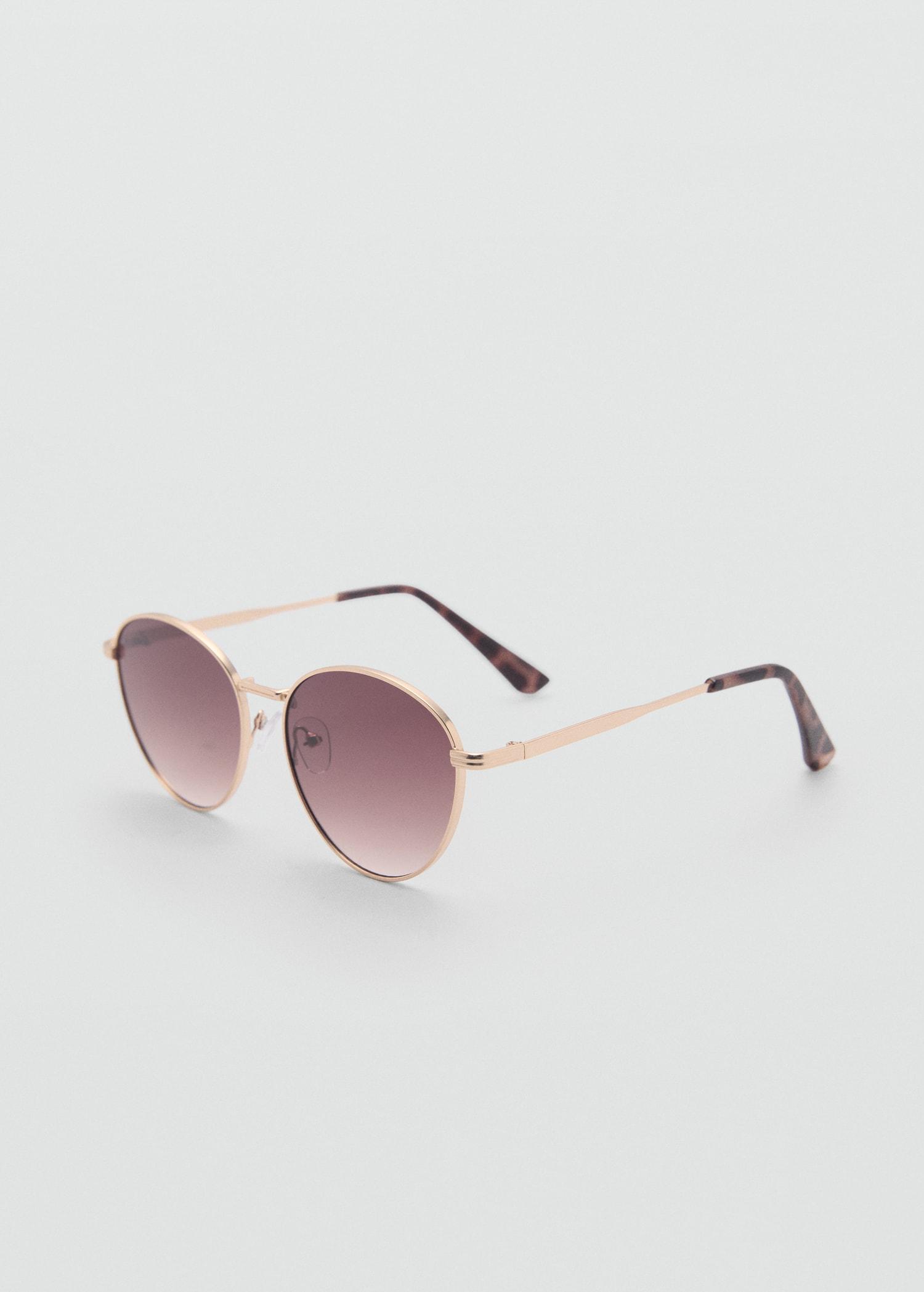 Metallic frame sunglasses - Women | MANGO USA Product Image