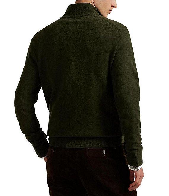Polo Ralph Lauren Wool Quarter-Zip Sweater Product Image
